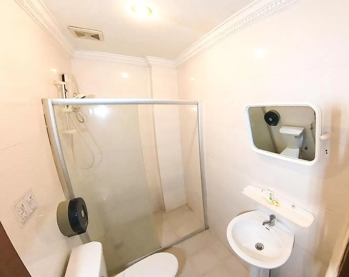 Shower in The Dubliner Inn