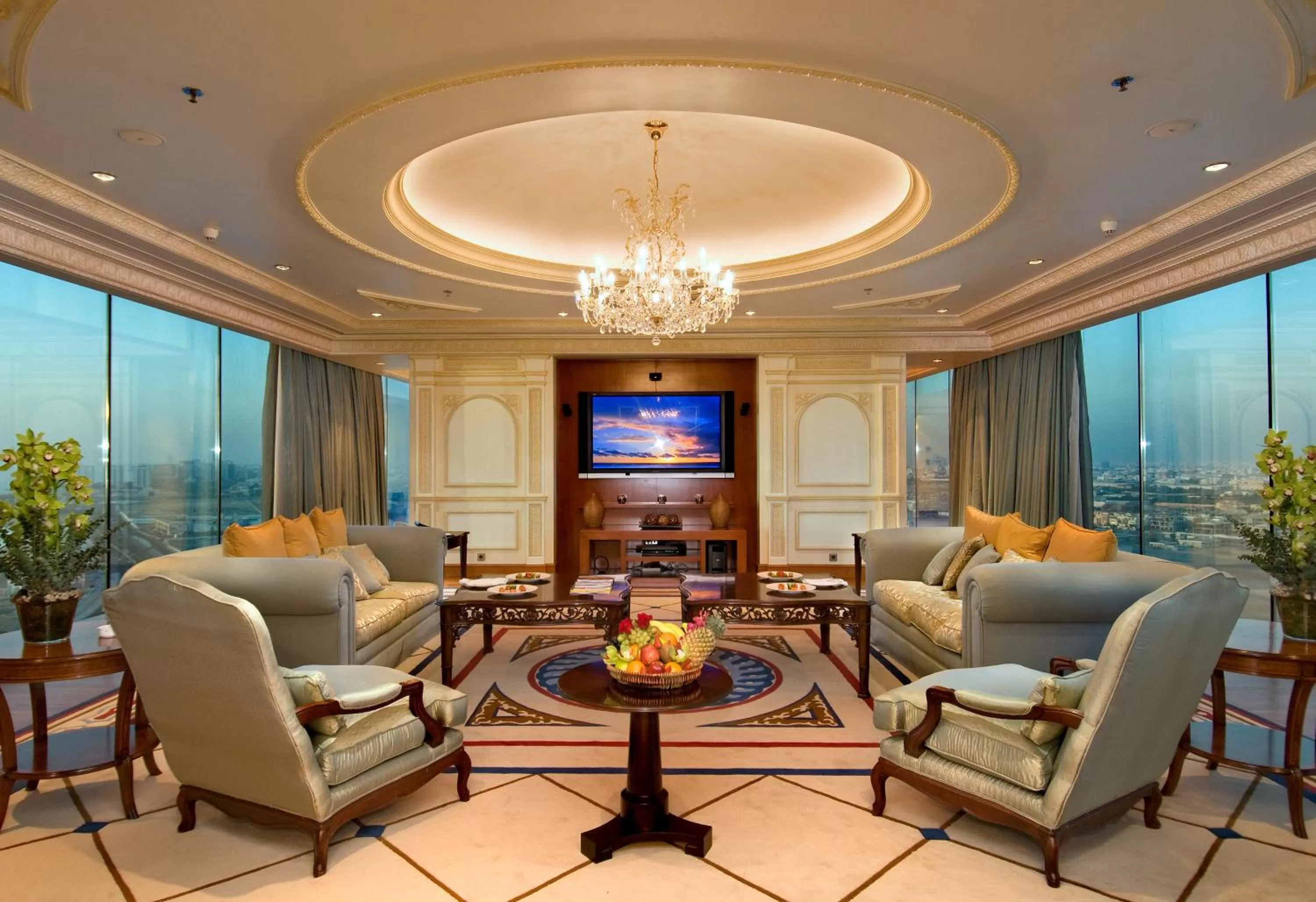 Seating area in Rosewood Jeddah