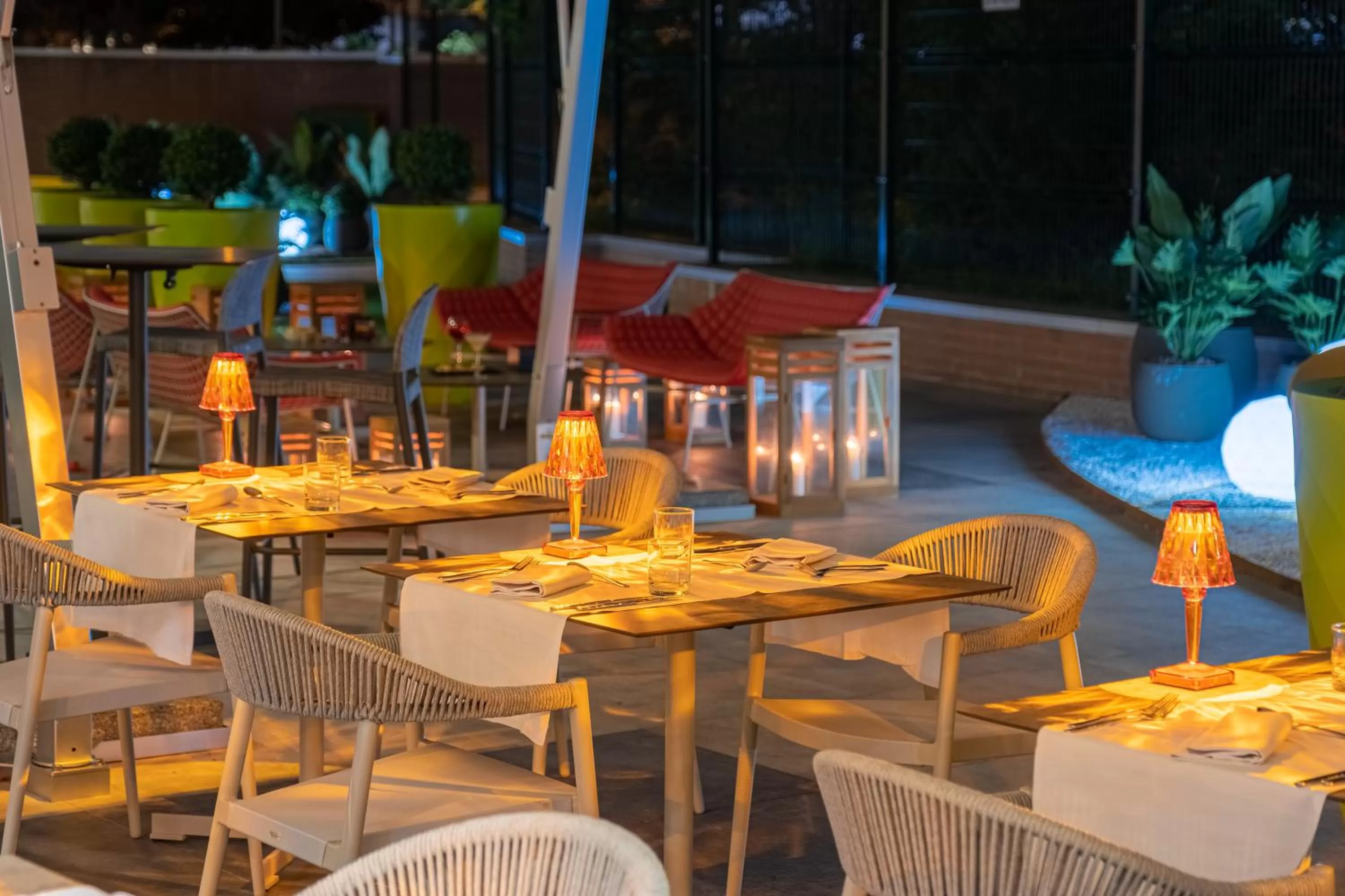 Patio in Savhotel Fiera Bologna