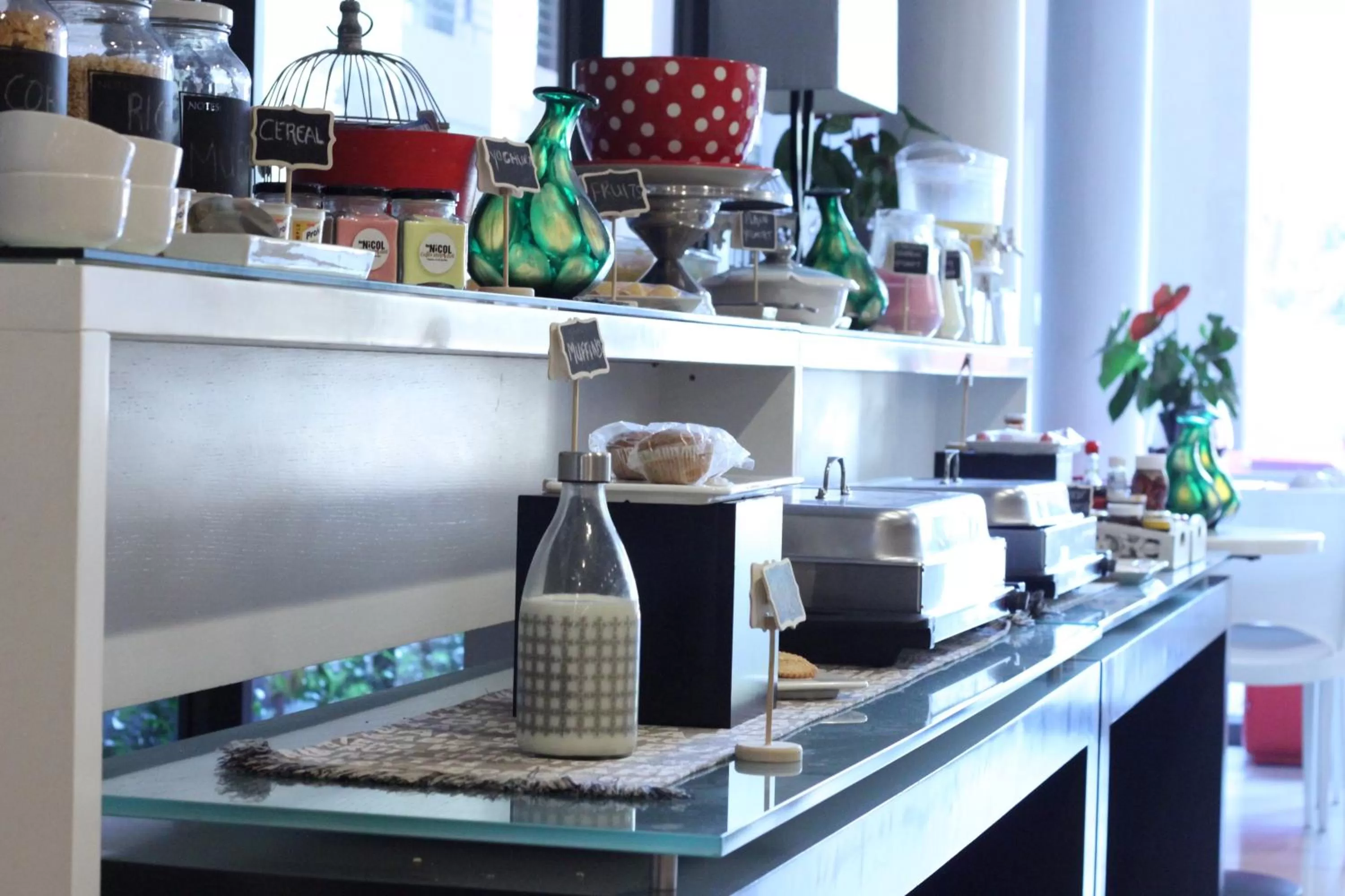 Buffet breakfast in The Nicol Hotel and Apartments