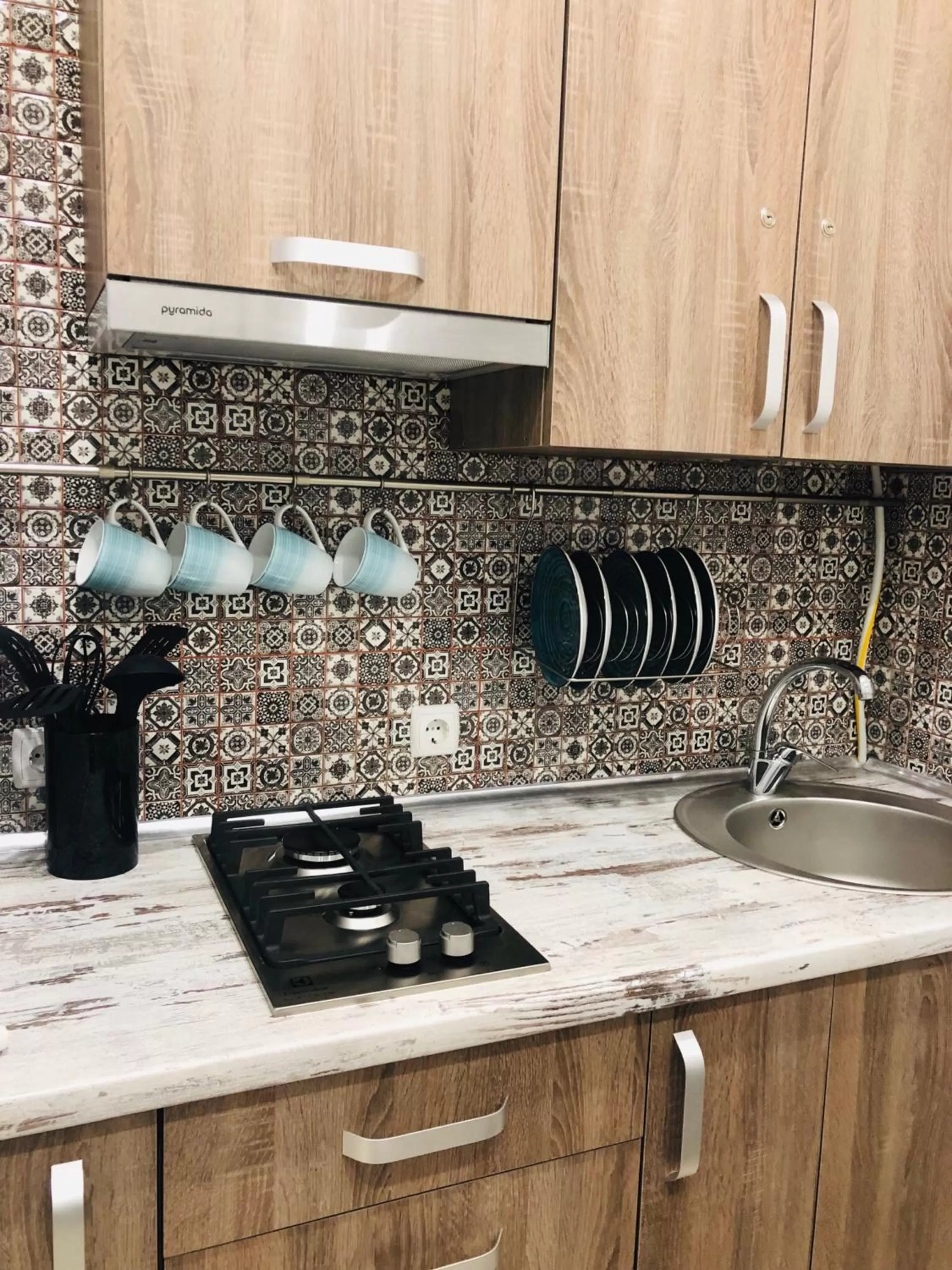 Kitchen or kitchenette in Hotel & Spa DENINNA