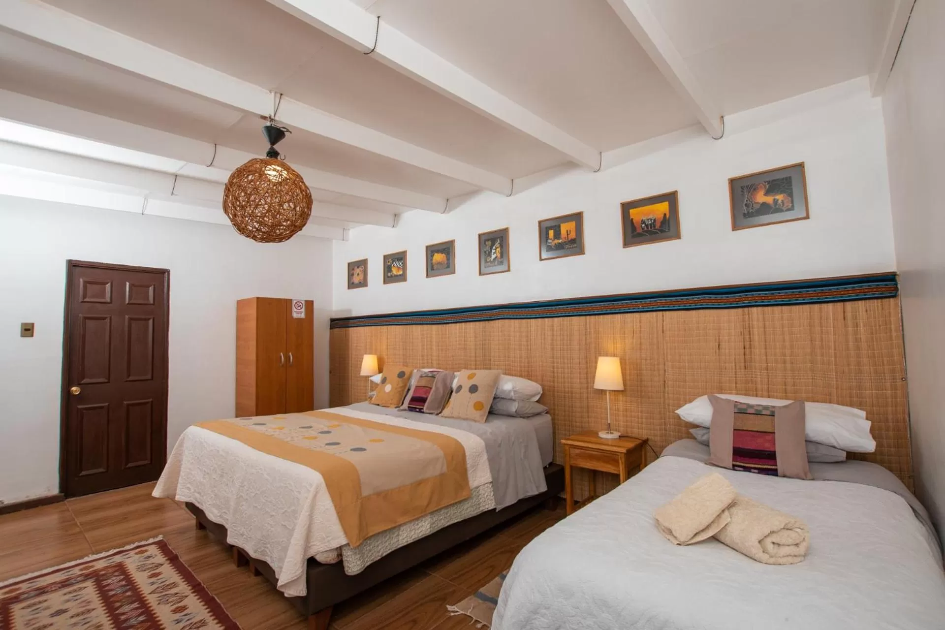 Bed in Hotel Pat'ta Hoiri