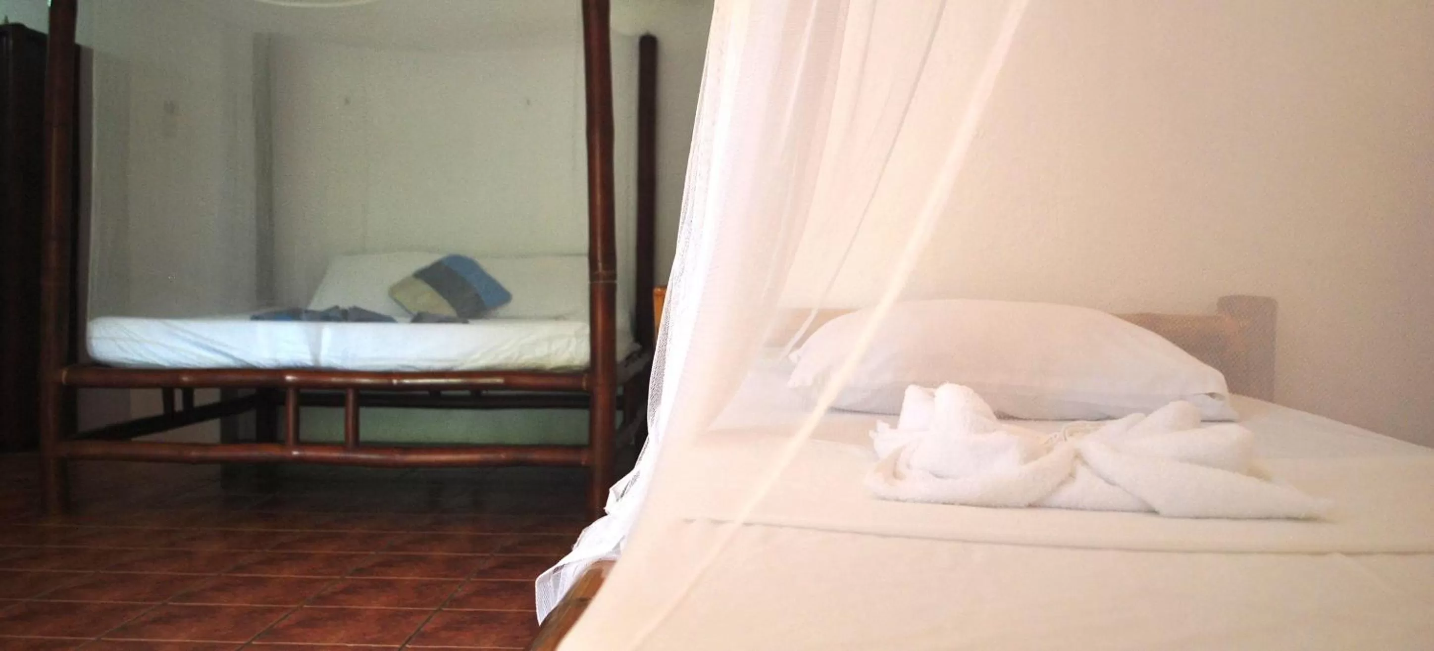 Bed in The Blue Orchid Resort