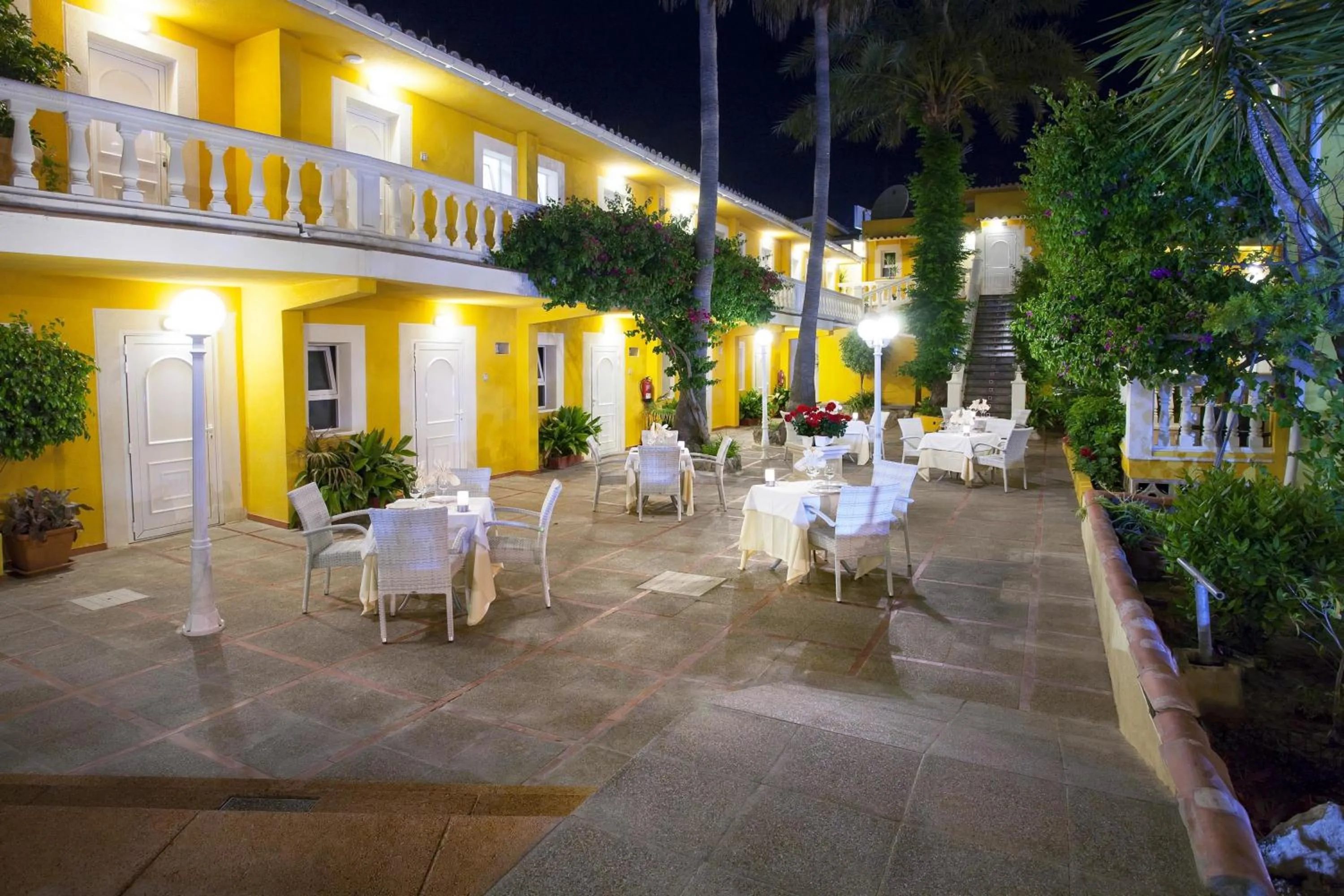 Patio in Hotel Cupidor
