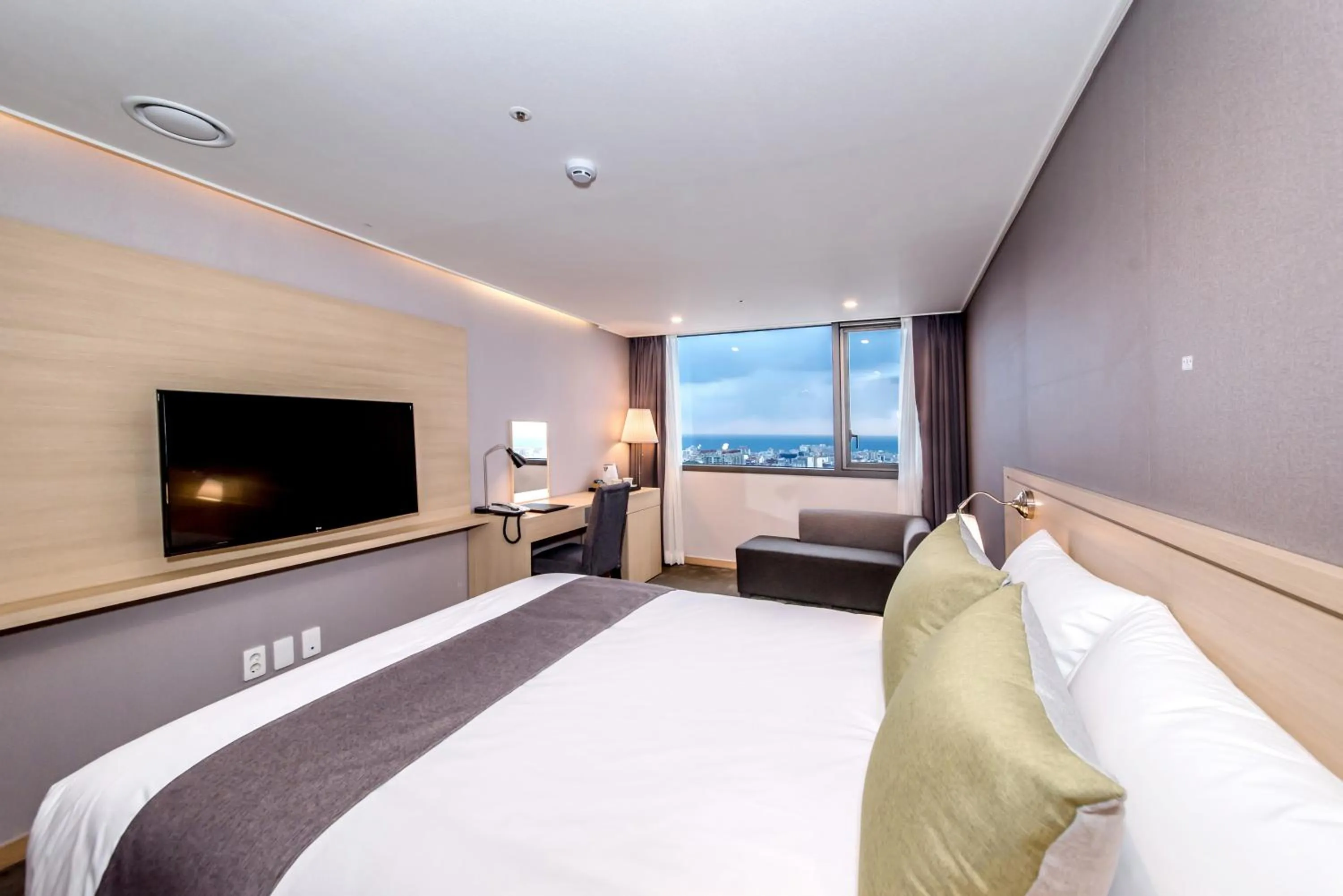 Bed in Hotel Shalom Jeju