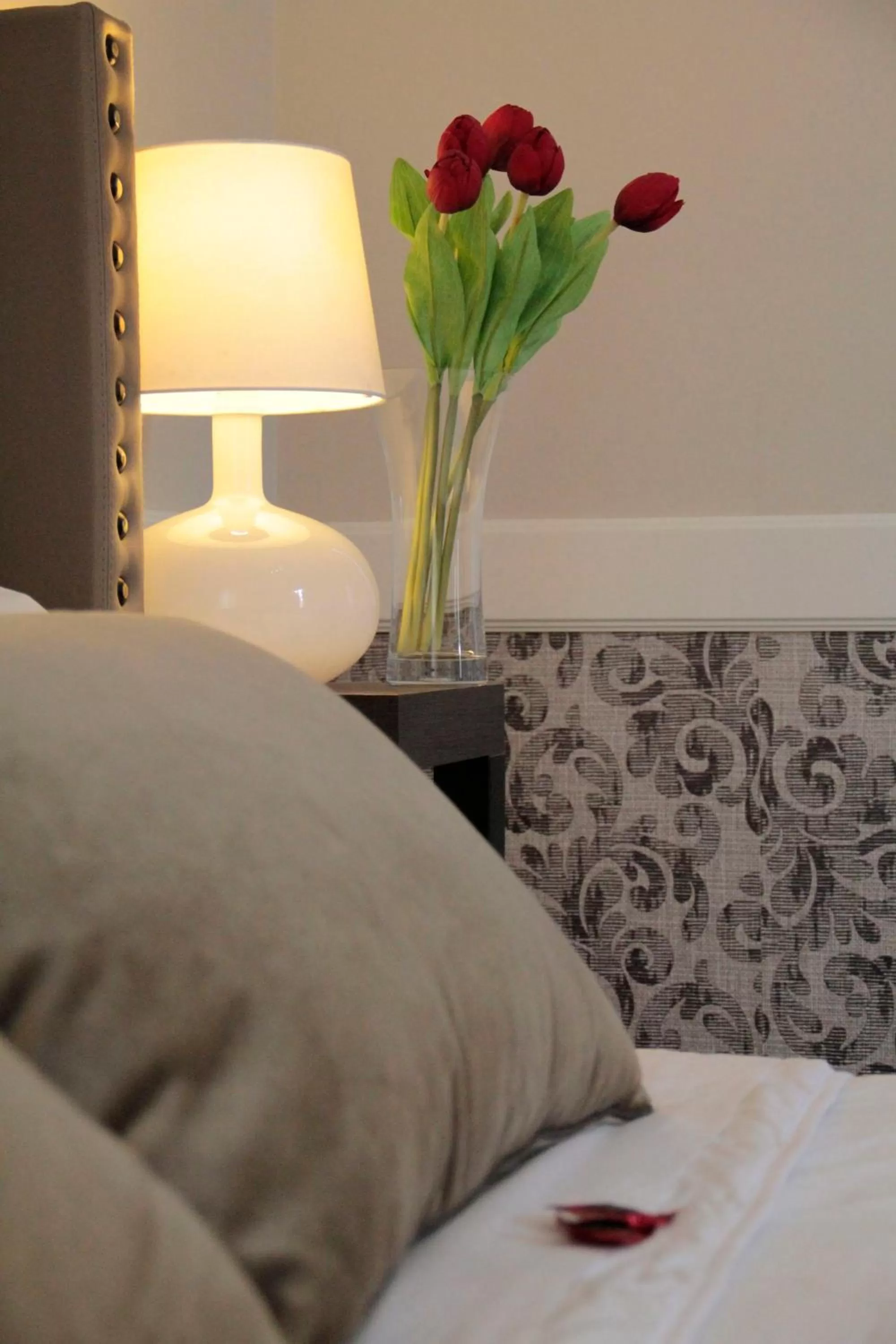 Decorative detail, Bed in Fragrance Hotel St. Peter