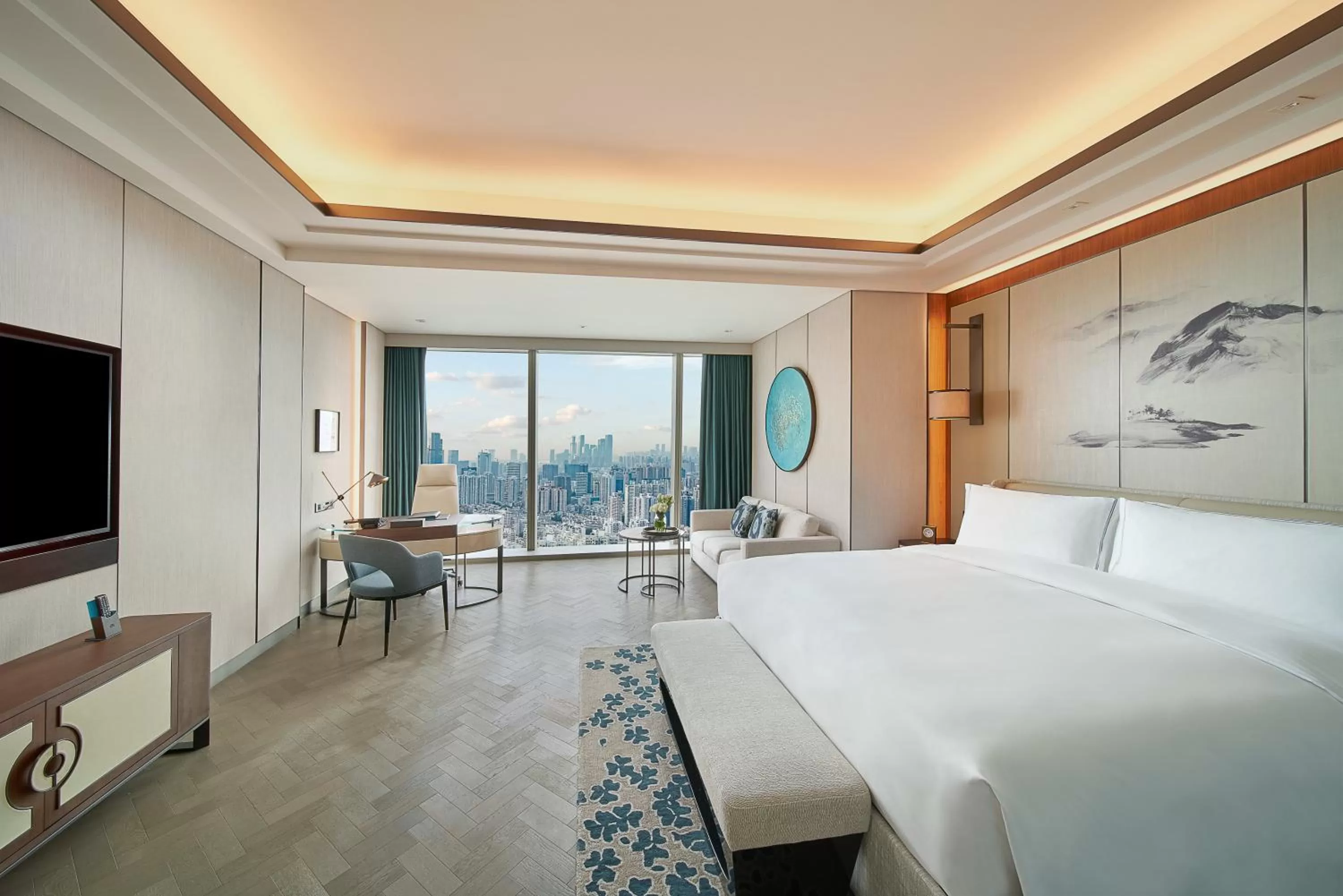 City view, Bed in Raffles Shenzhen