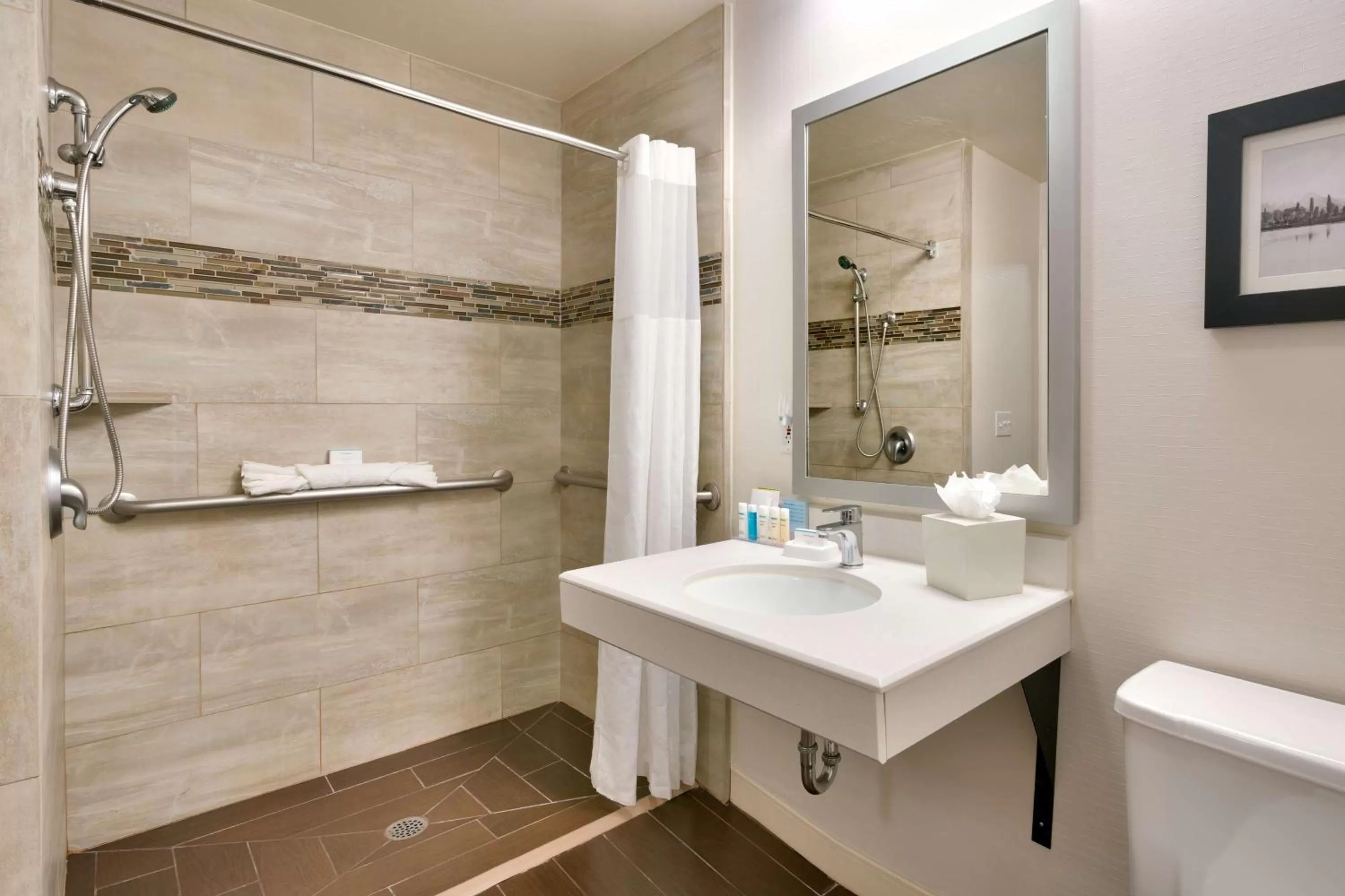 Bathroom in Spark by Hilton Salt Lake City Central