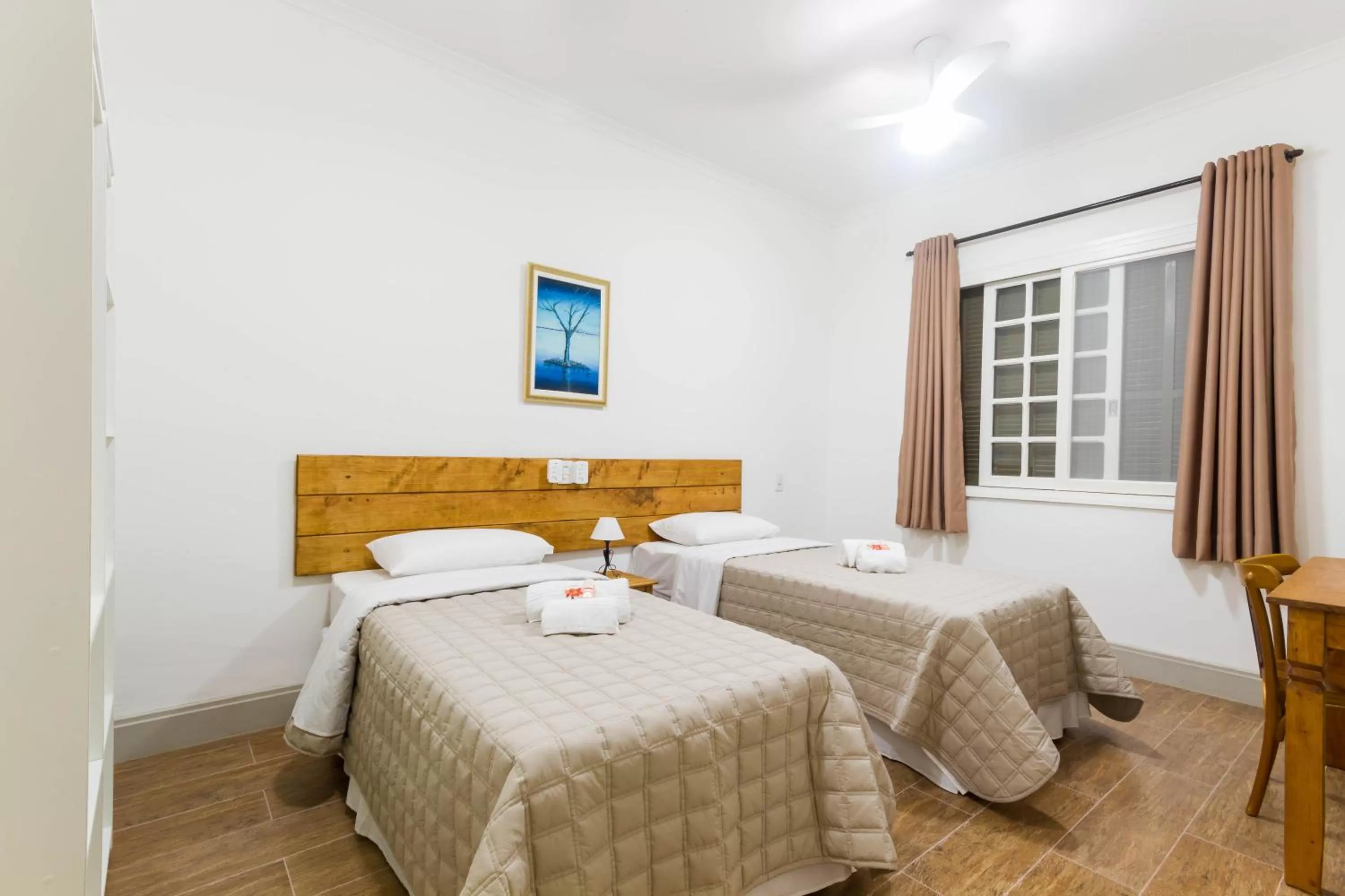 Bed in Pousada Sagrados Corações