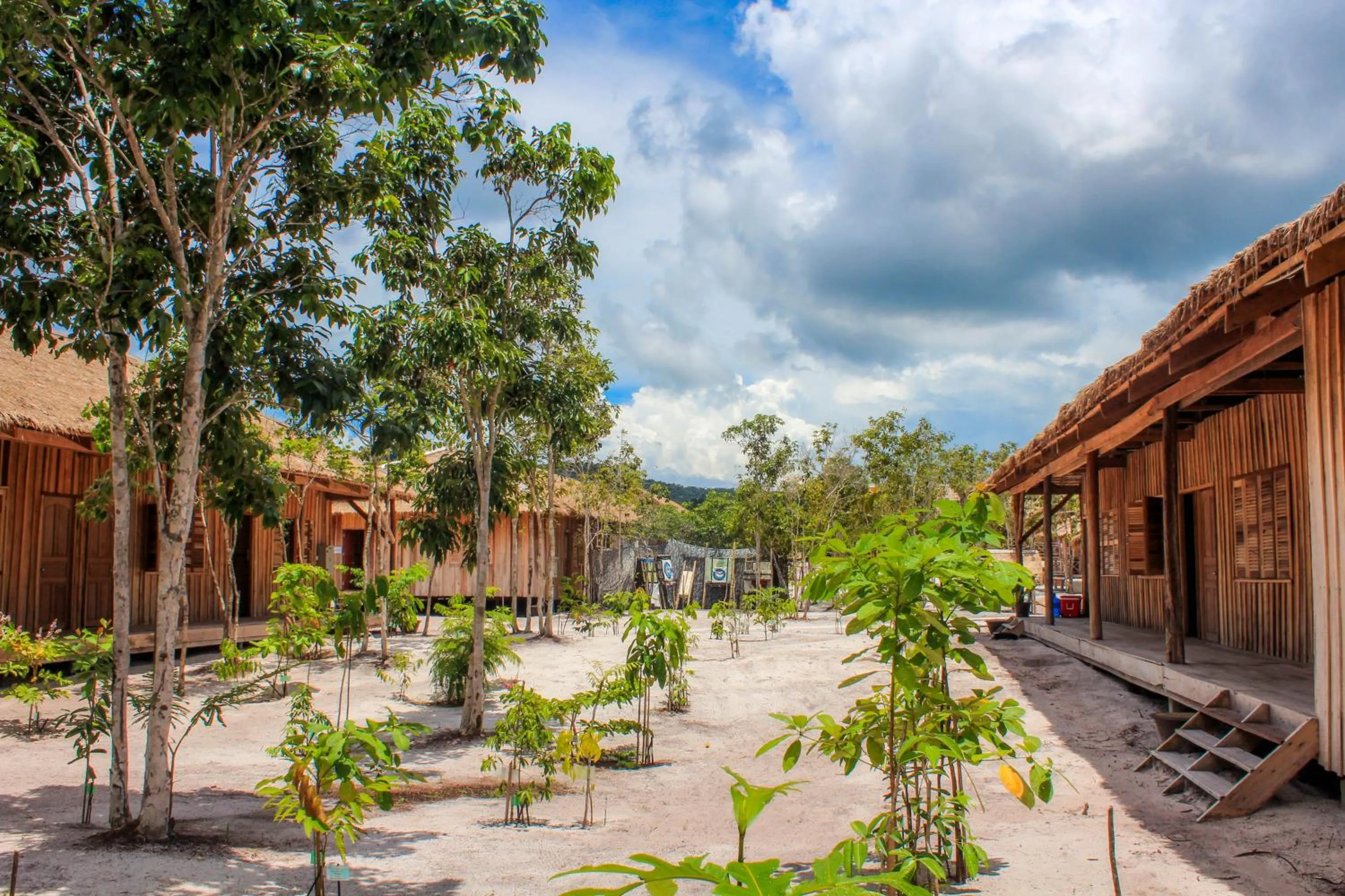 Facade/entrance in Sok San Beach Resort