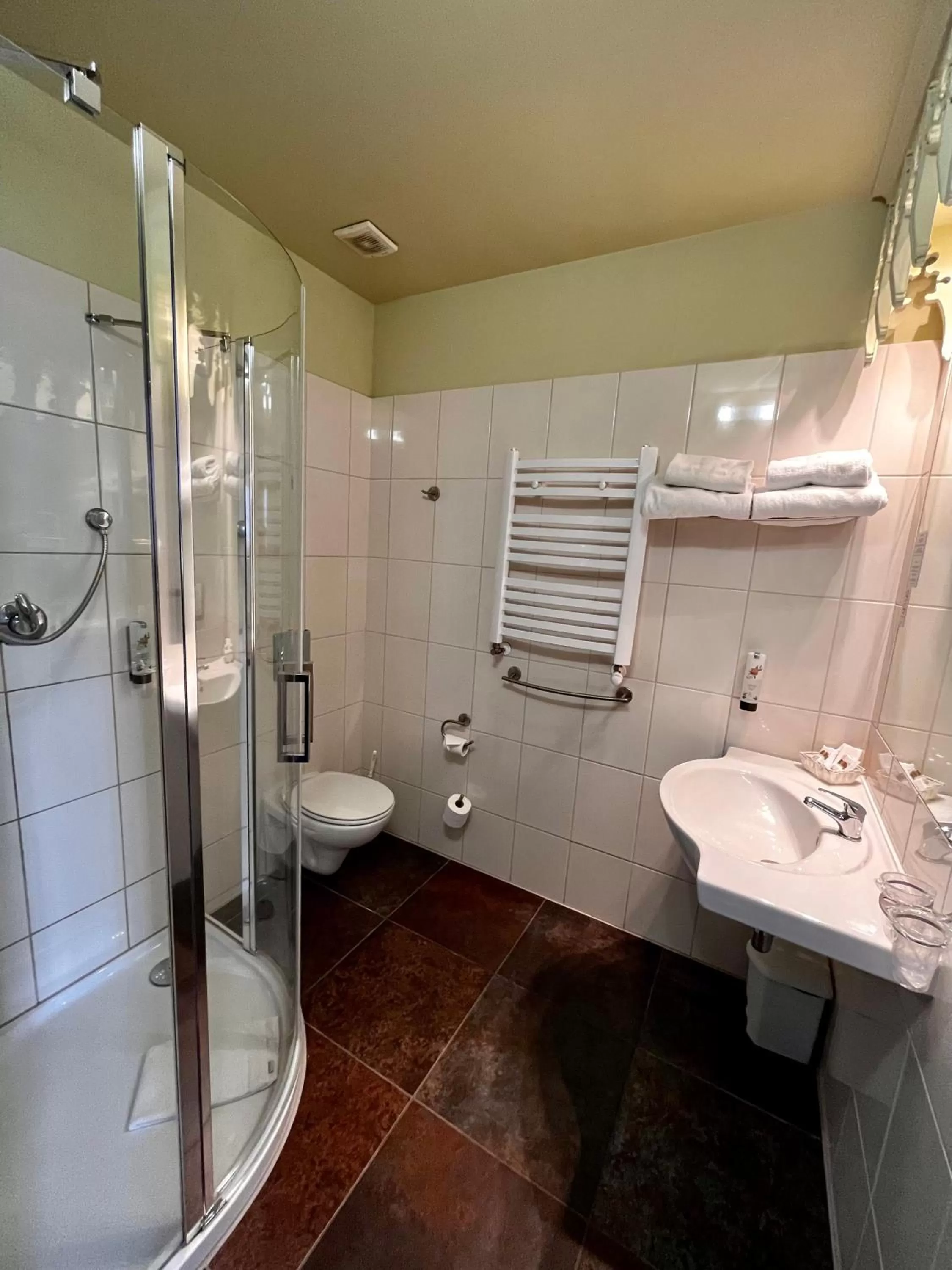Bathroom in Hotel Zamek Ryn