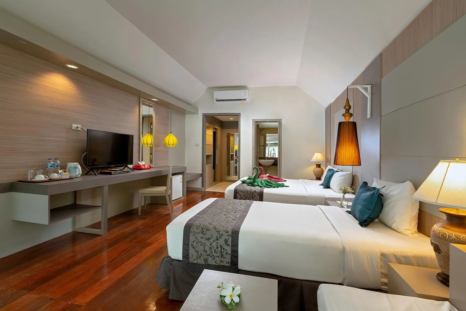 Bedroom, Bed in Nakara Long Beach Resort - SHA Extra Plus