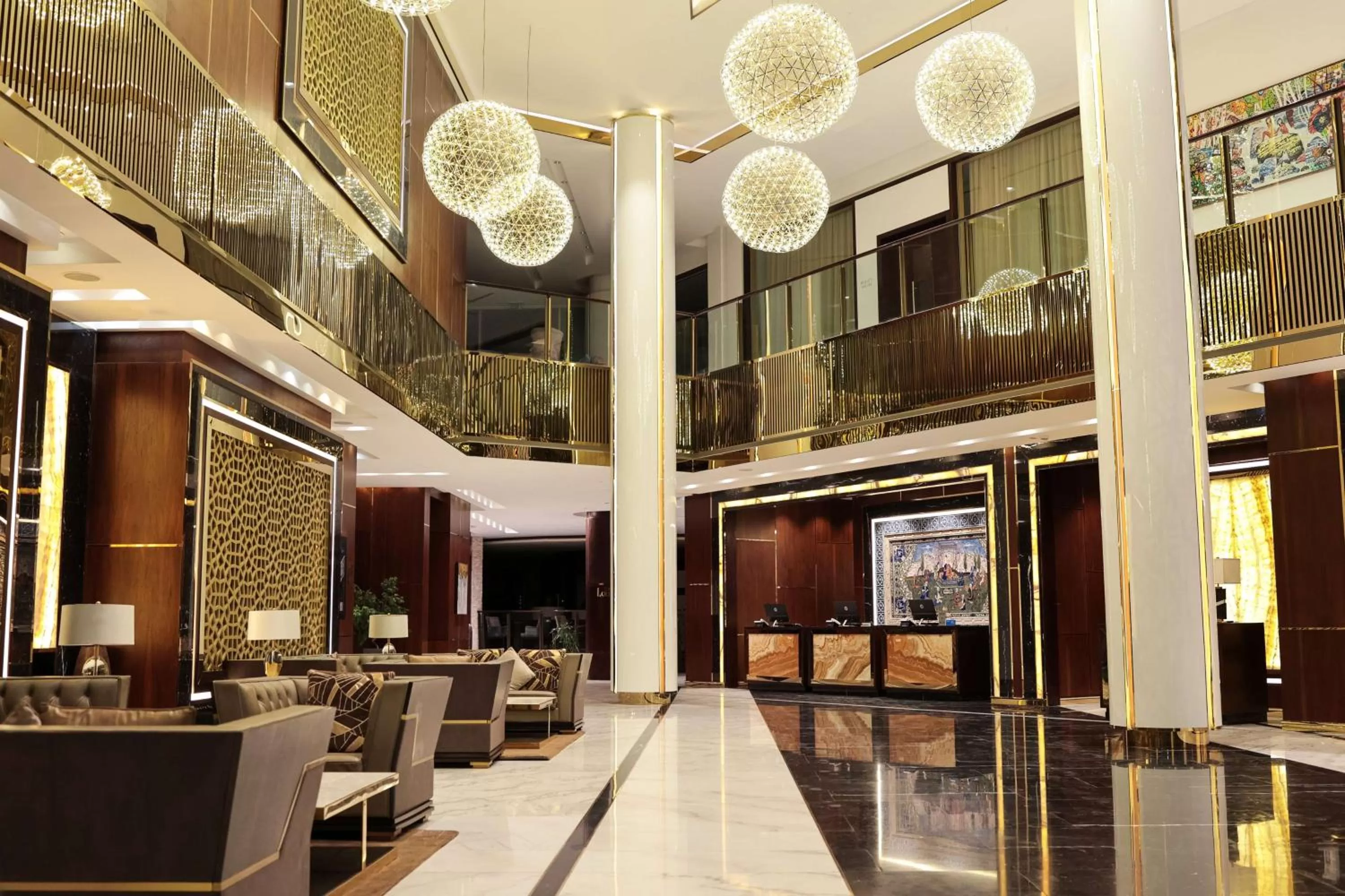 Lobby or reception in Hyatt Regency Dushanbe