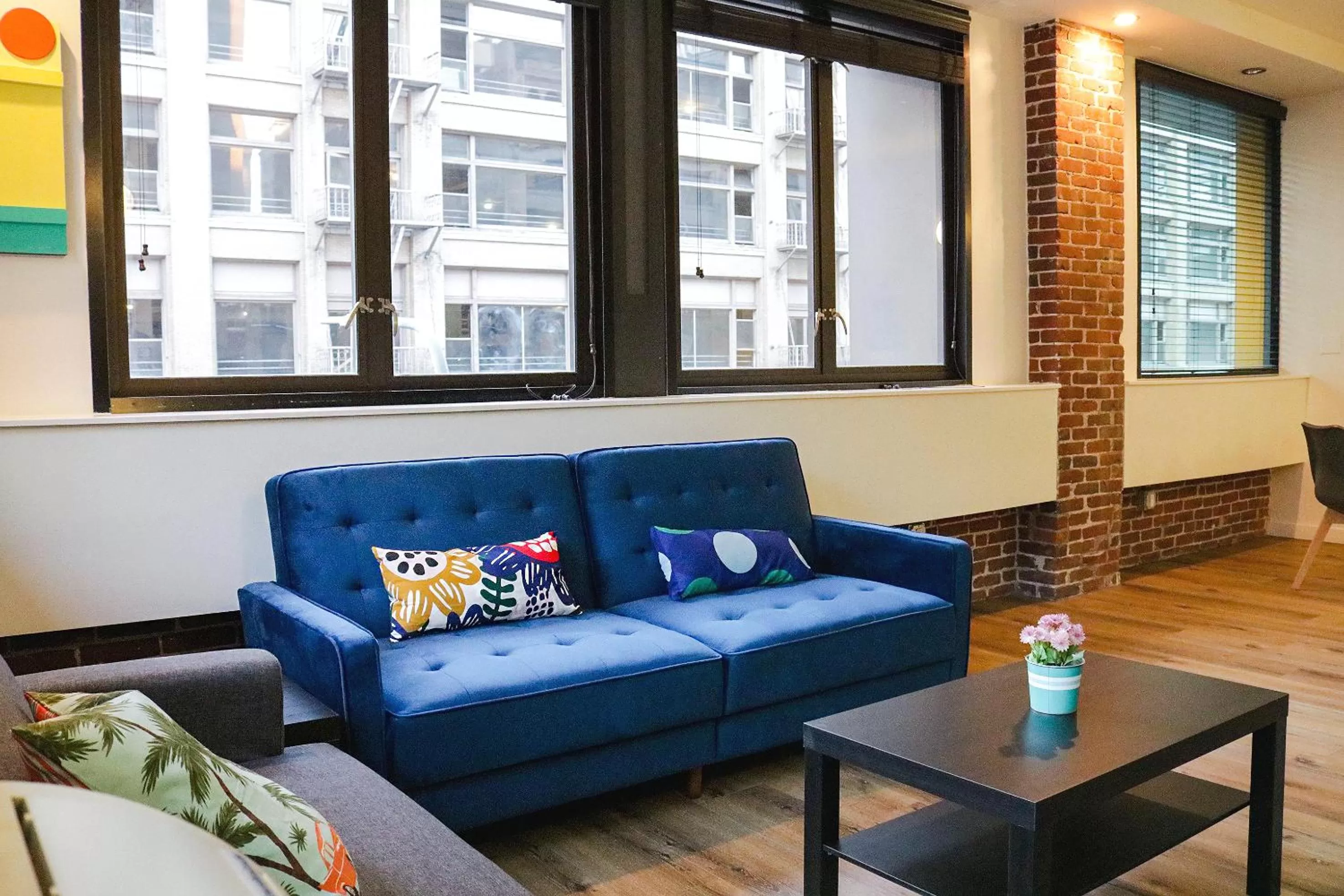 Seating Area in The Haas Suites