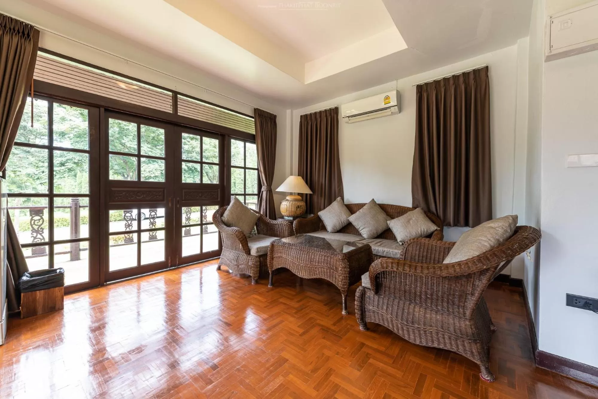 Living room in Doi Inthanon Riverside resort