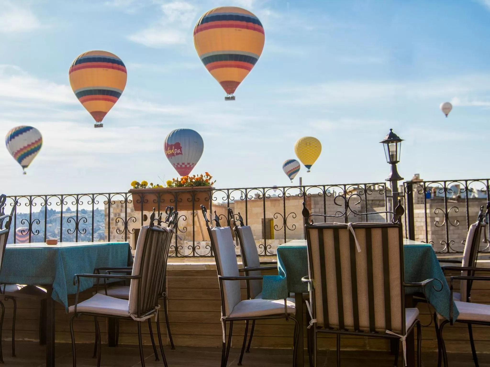 Balcony/Terrace in Milat Cave Hotel