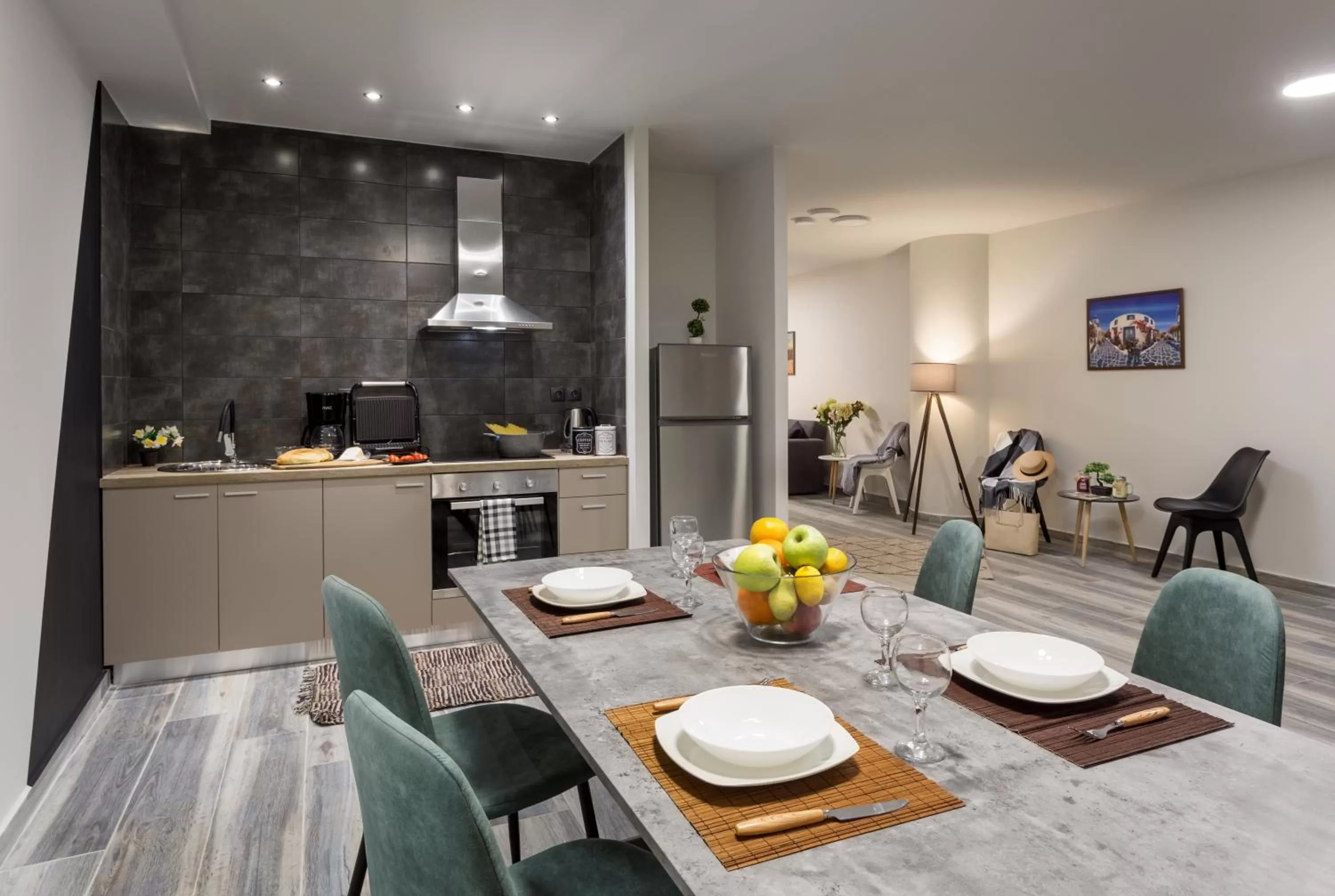 Dining area in Supreme Luxury Suites by Athens Stay