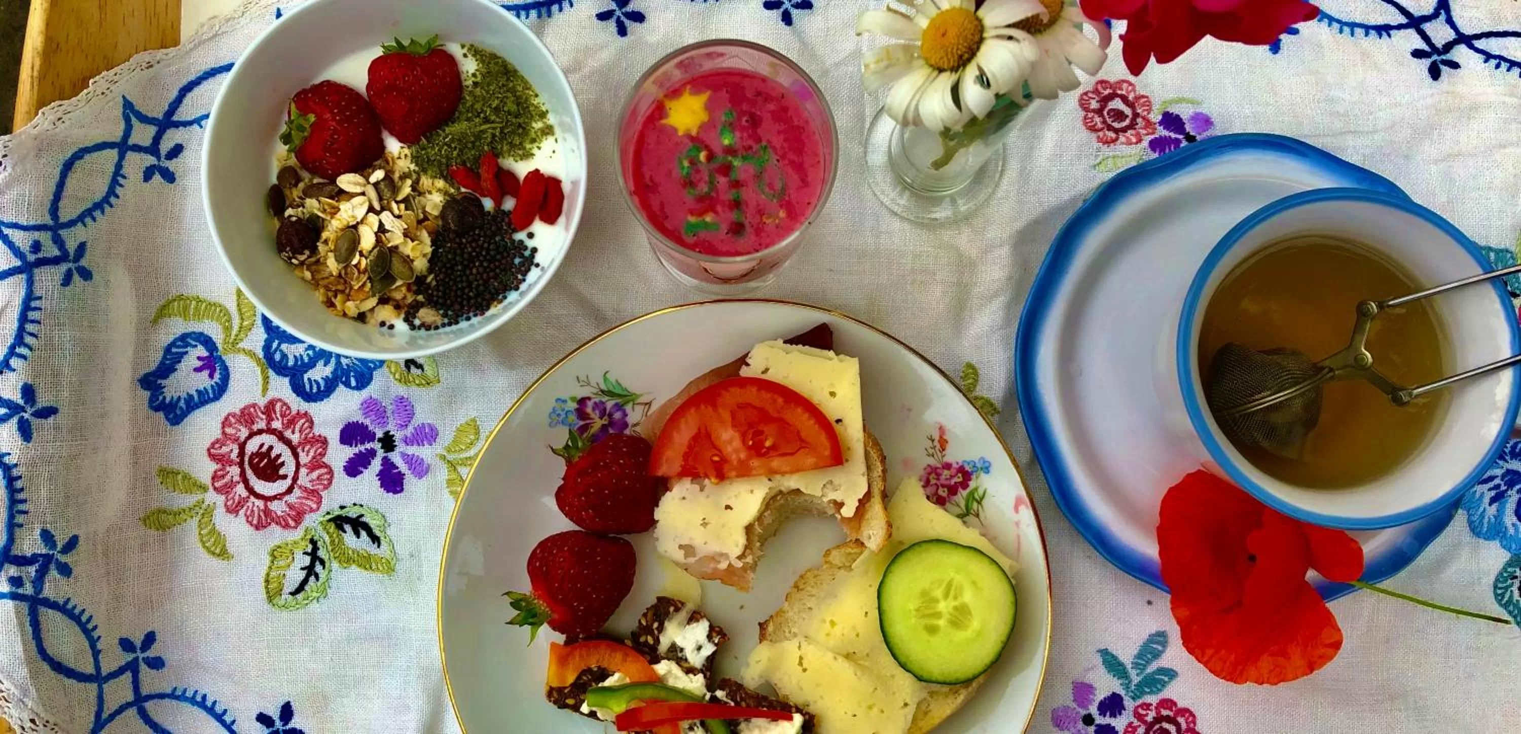 Food and drinks in Tryde 1303 B&B på Österlen