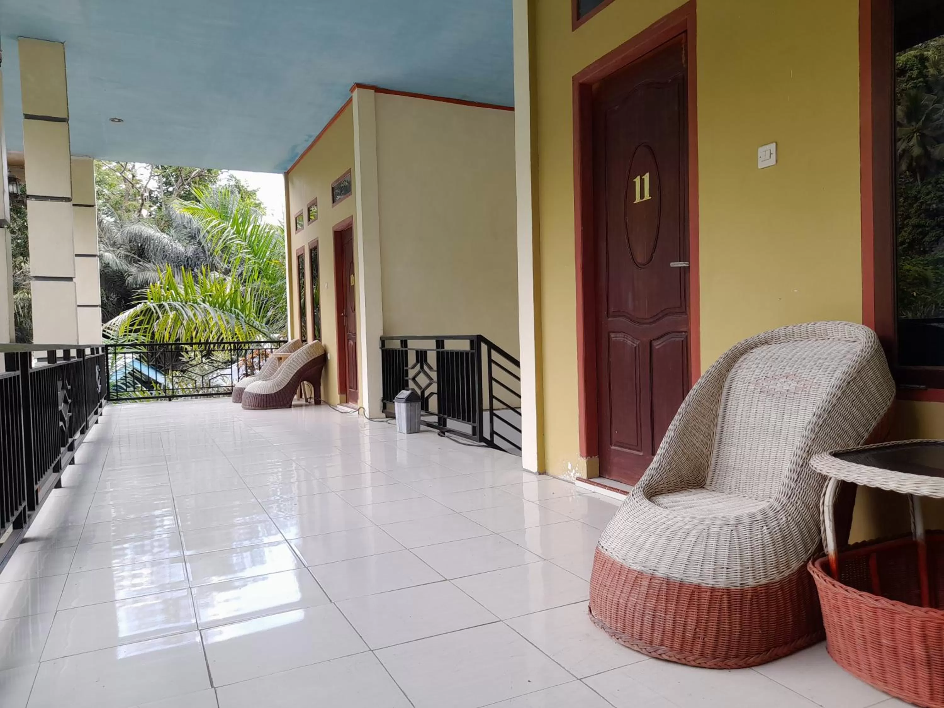 Patio in Tangkoko Lodge