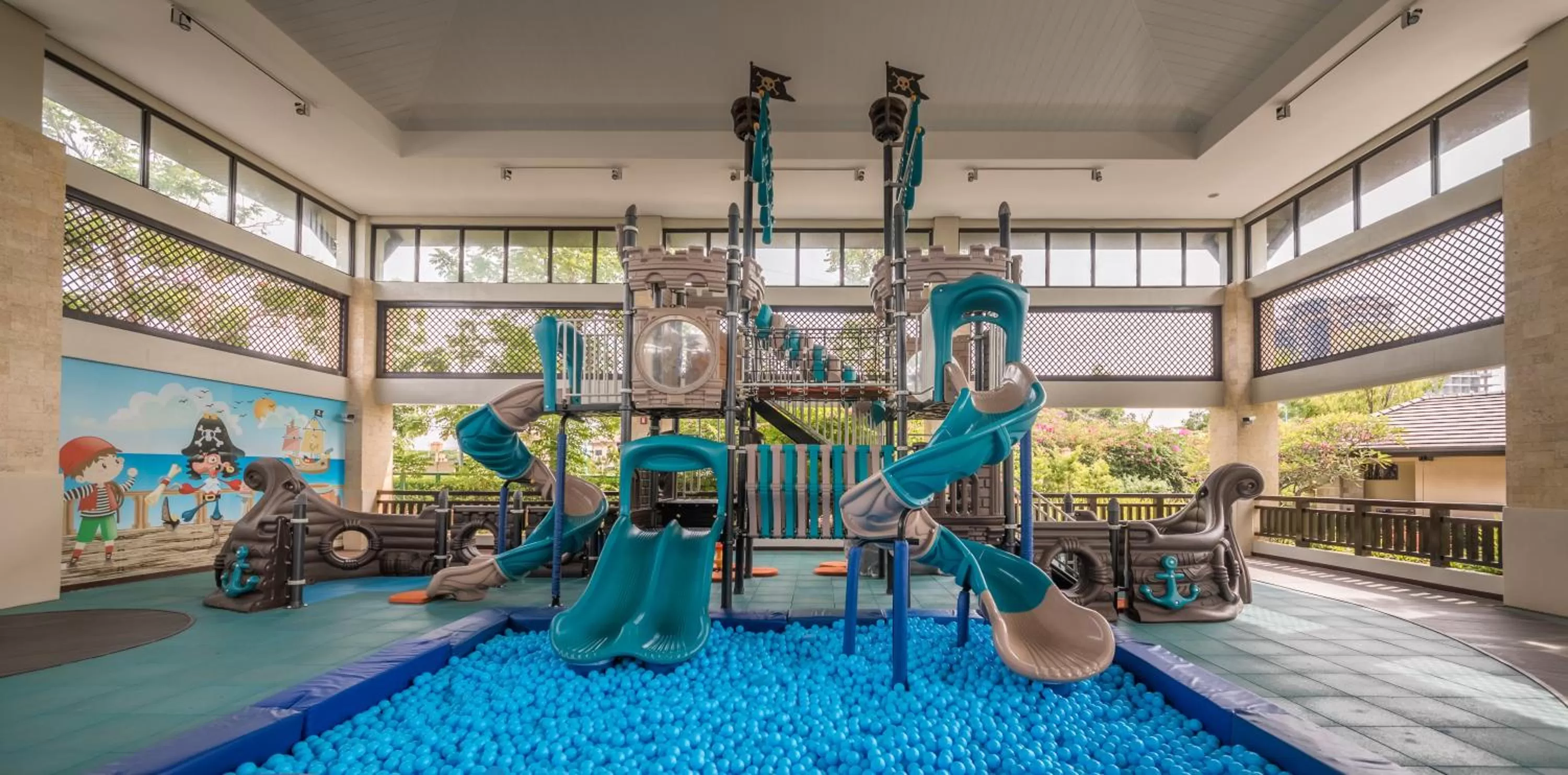 Children play ground in Crimson Resort and Spa - Mactan Island, Cebu