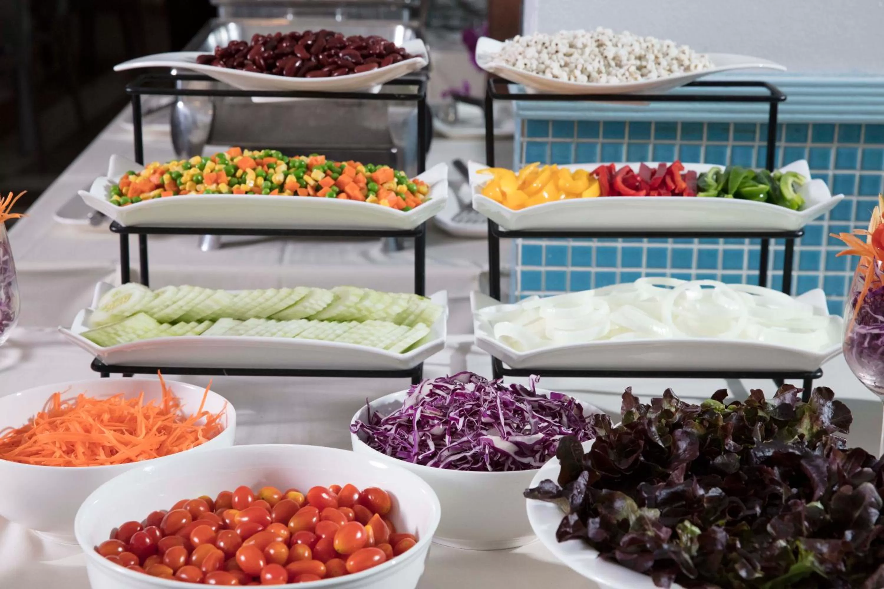 Buffet breakfast in Chom View Hotel, Hua Hin