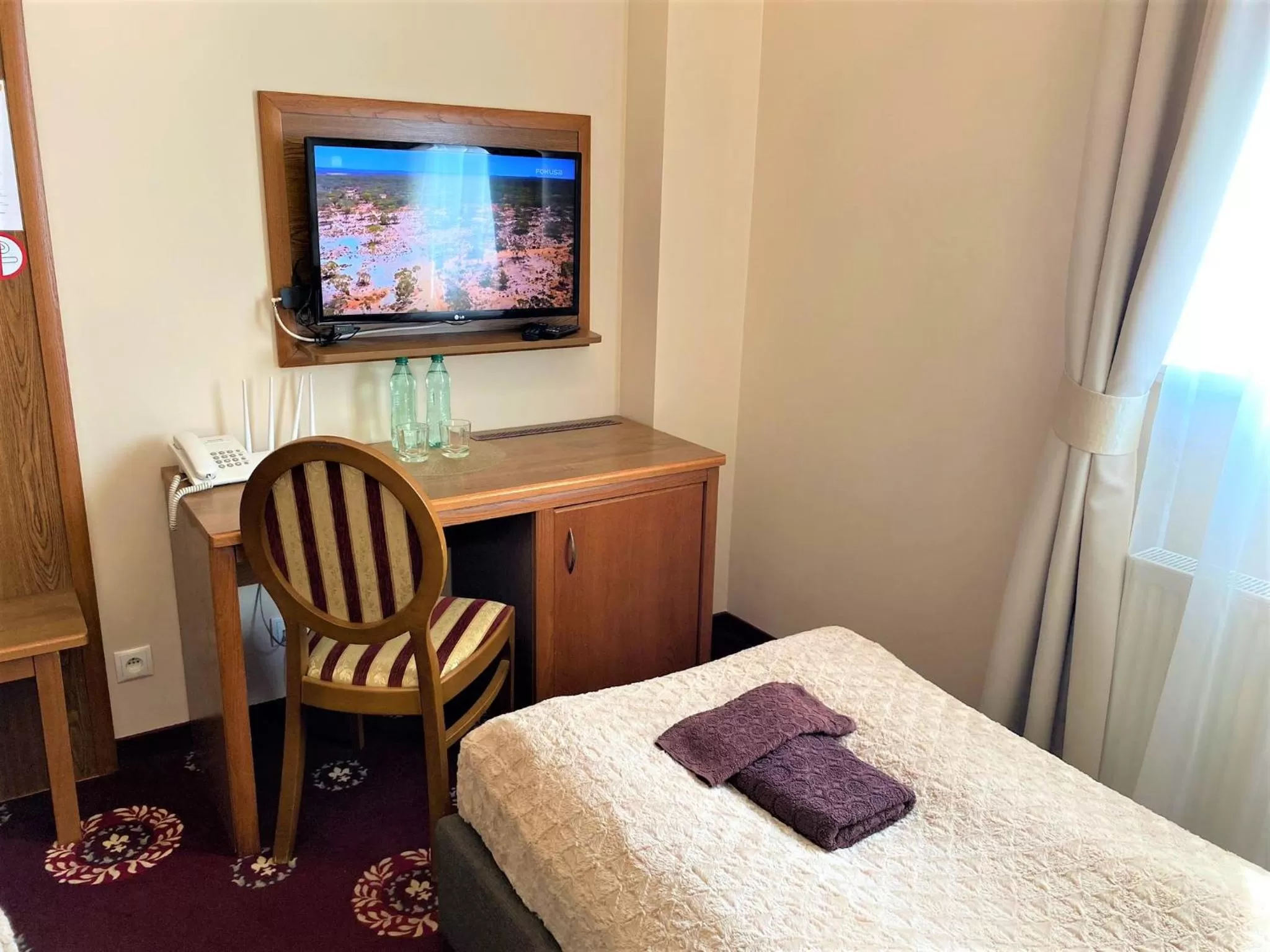 Bed in Hotel President