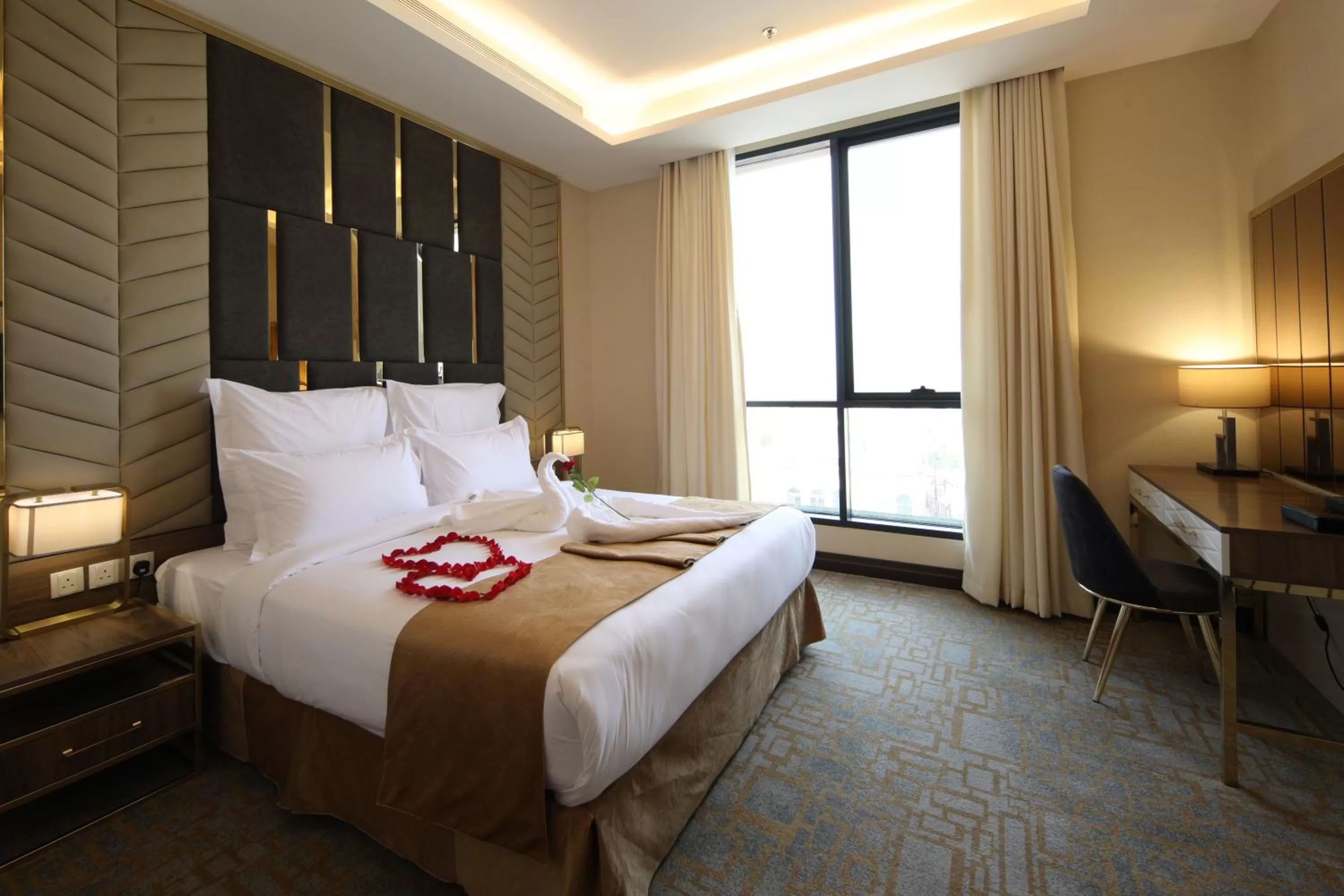 Bed in Gladiolus Hotel