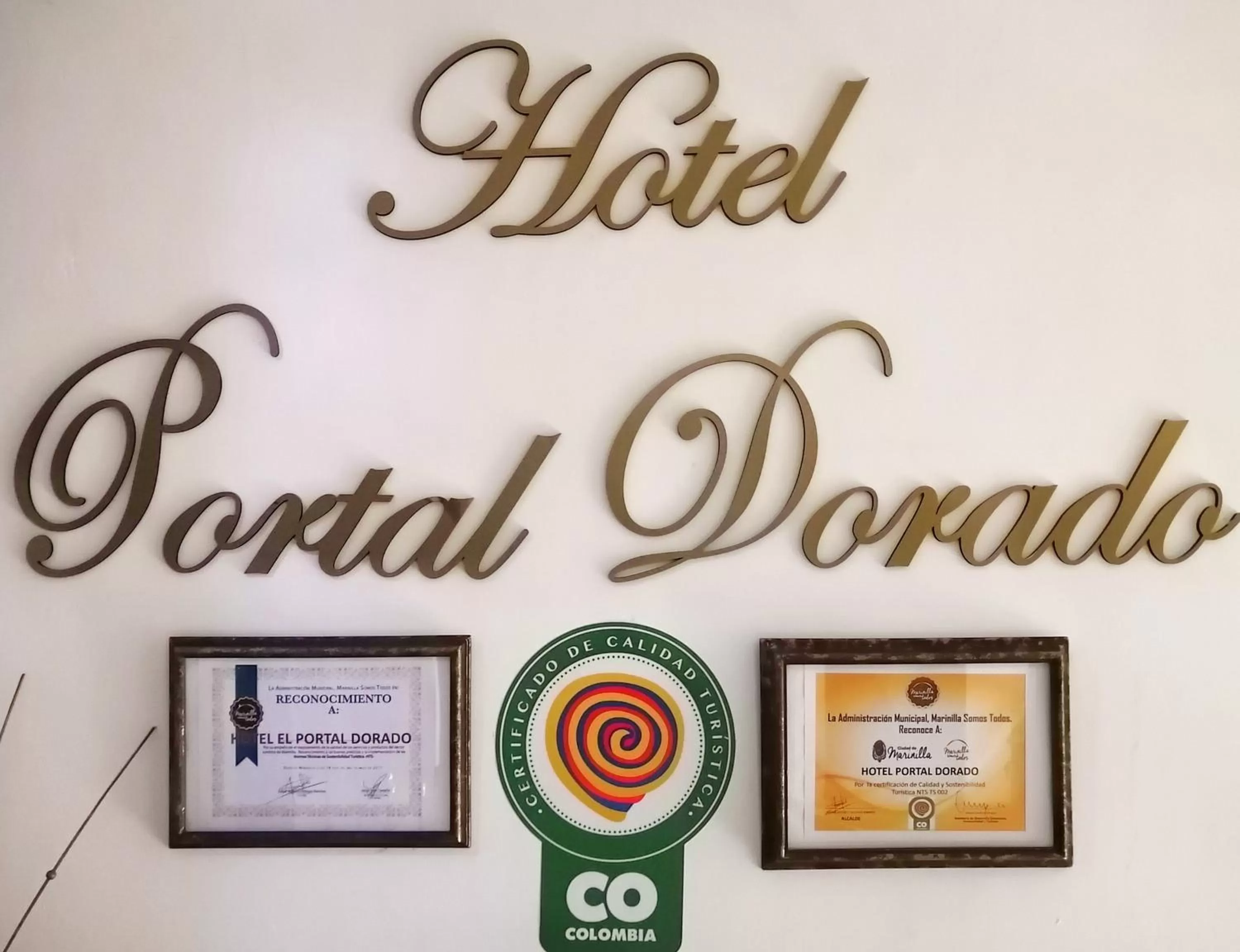 Property Logo/Sign in Hotel Portal Dorado