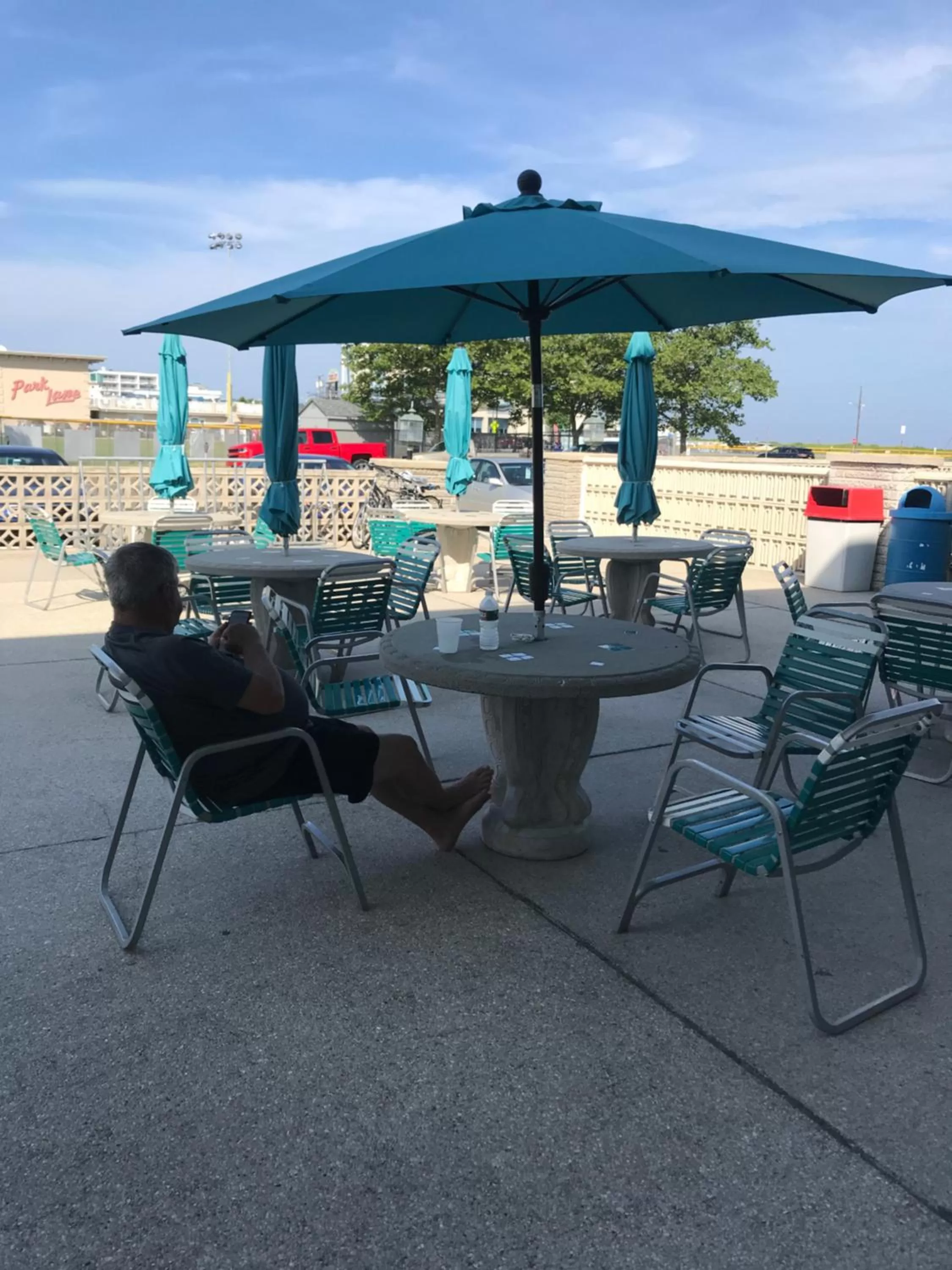 Patio in Yankee Clipper Resort Motel