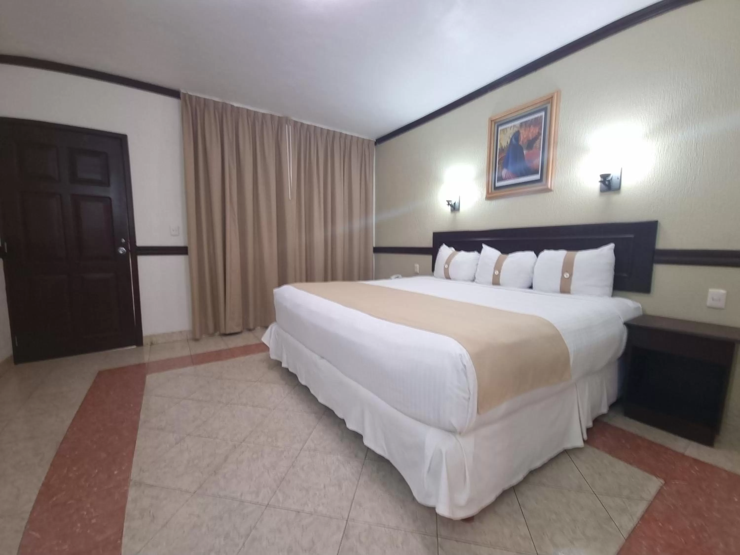 Bed in Hotel Casa Blanca