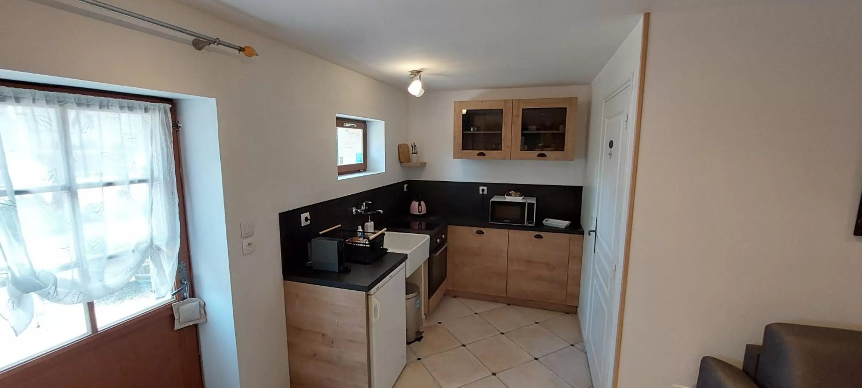 Kitchen or kitchenette in Manoir de Turqueville les Quatre Etoiles