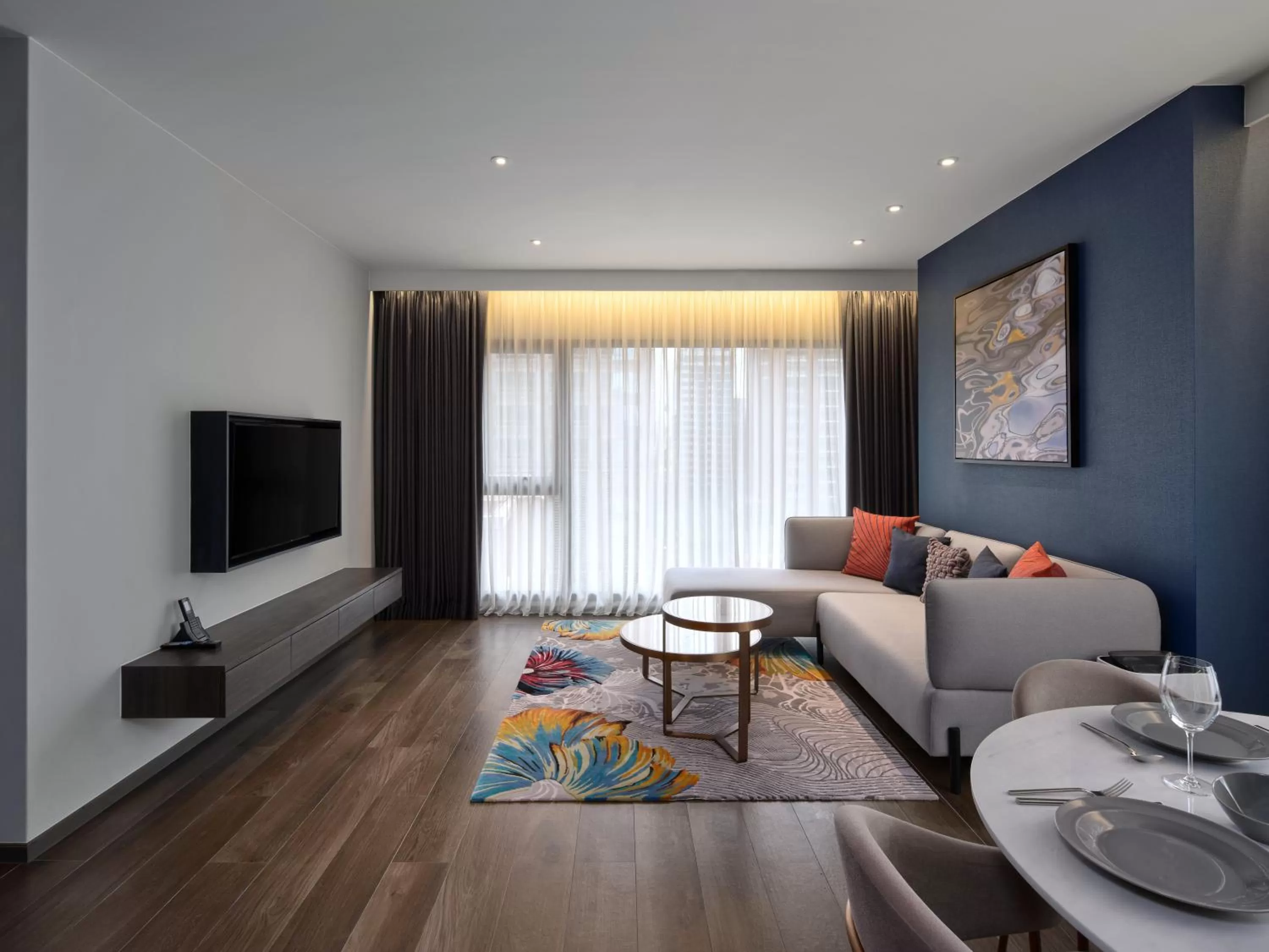 Living room in Sindhorn Midtown Hotel Bangkok, Vignette Collection by IHG