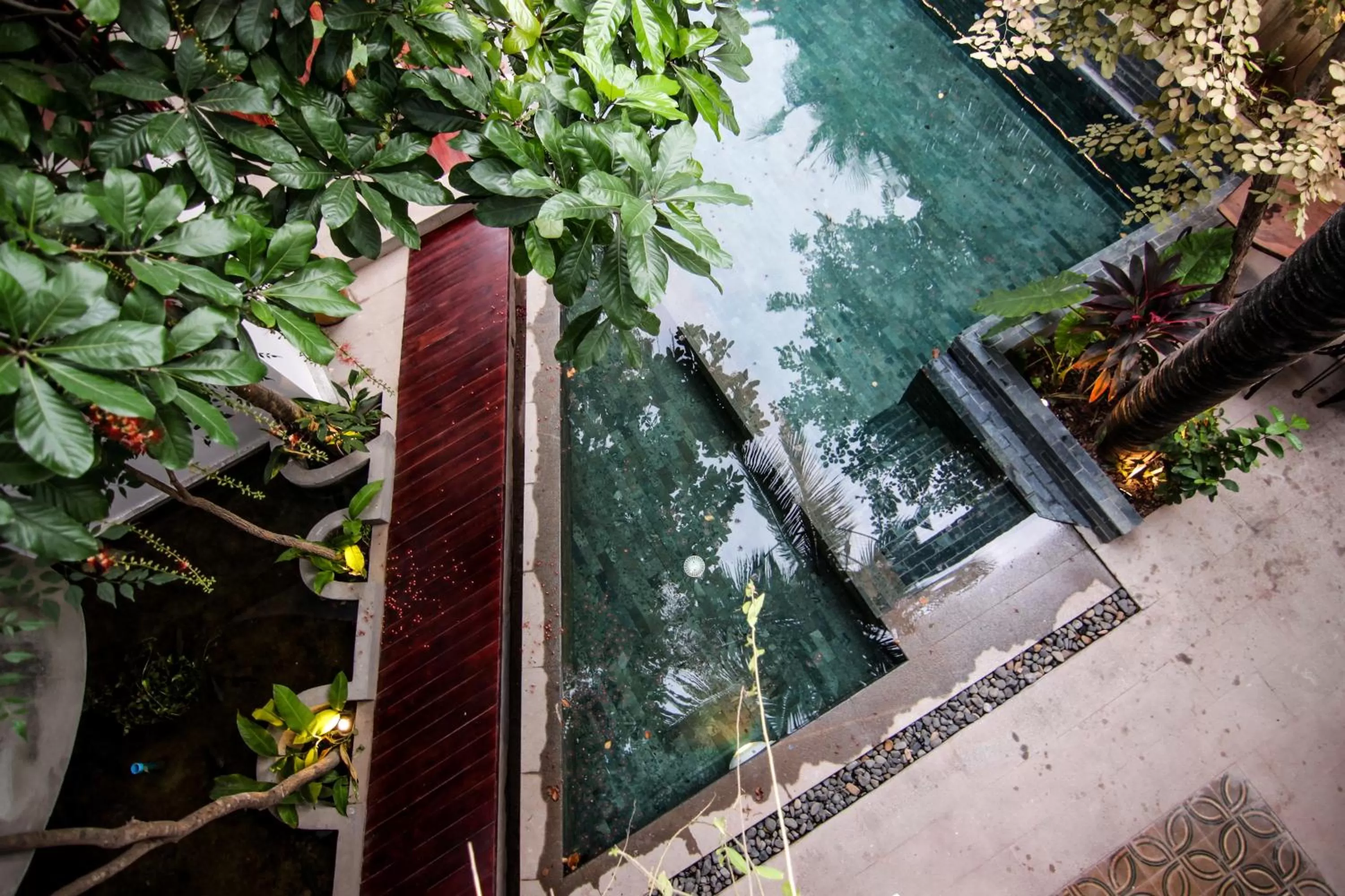 Pool view in Sarina Hotel & Villa