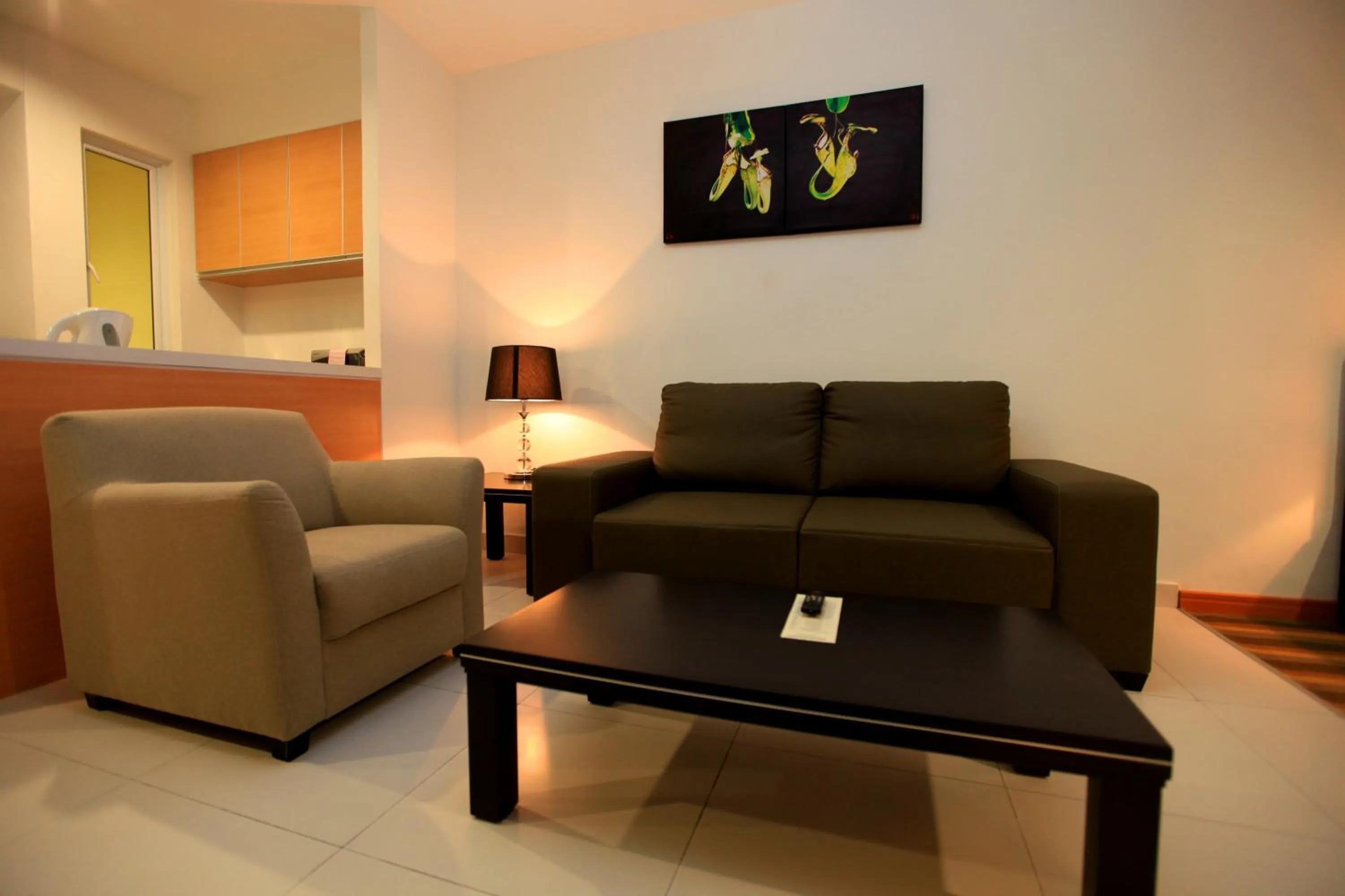 Living room in Merdeka Suites Hotel