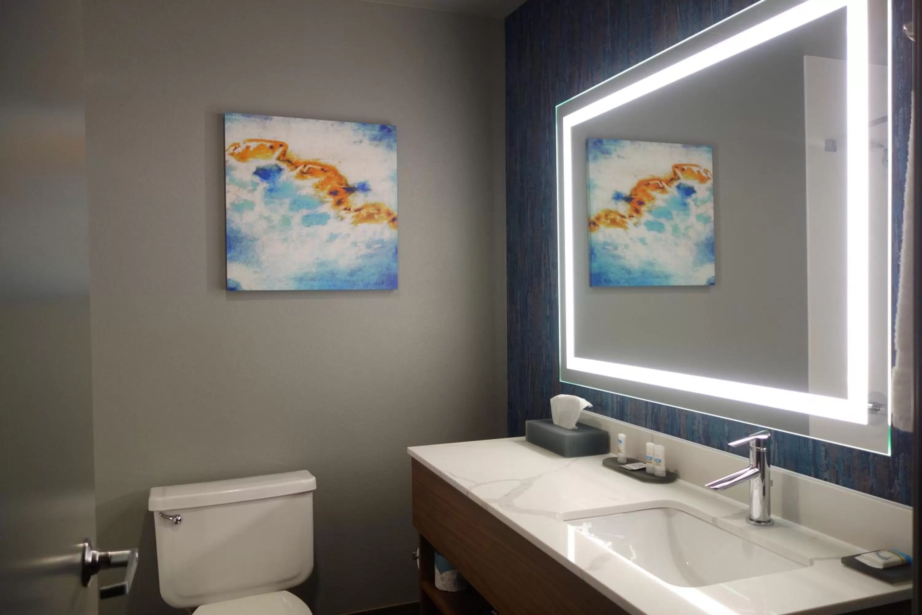 Toilet in La Quinta Inn & Suites by Wyndham Springfield