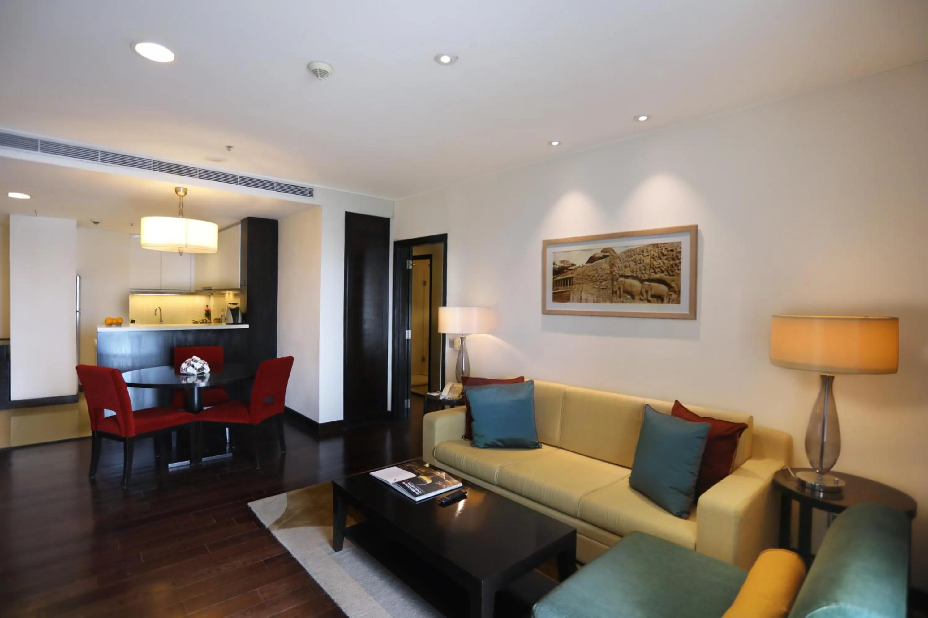 Living room in Somerset Greenways Chennai