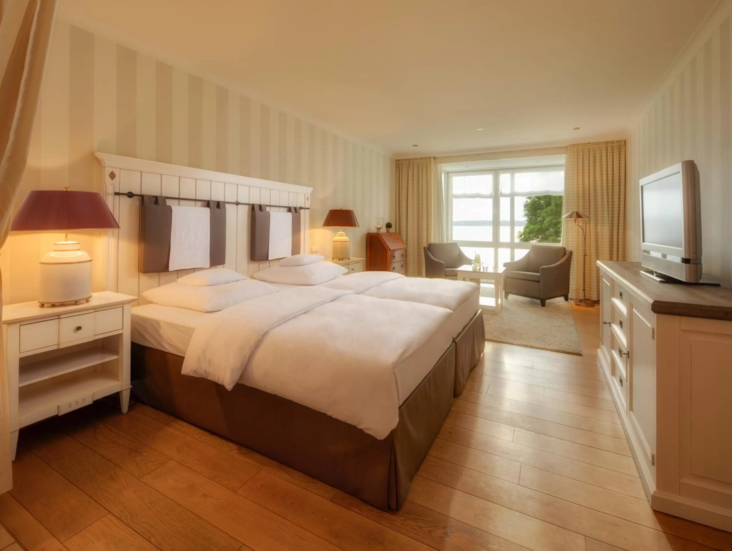 Double Room with Fjord View in Vitalhotel Alter Meierhof