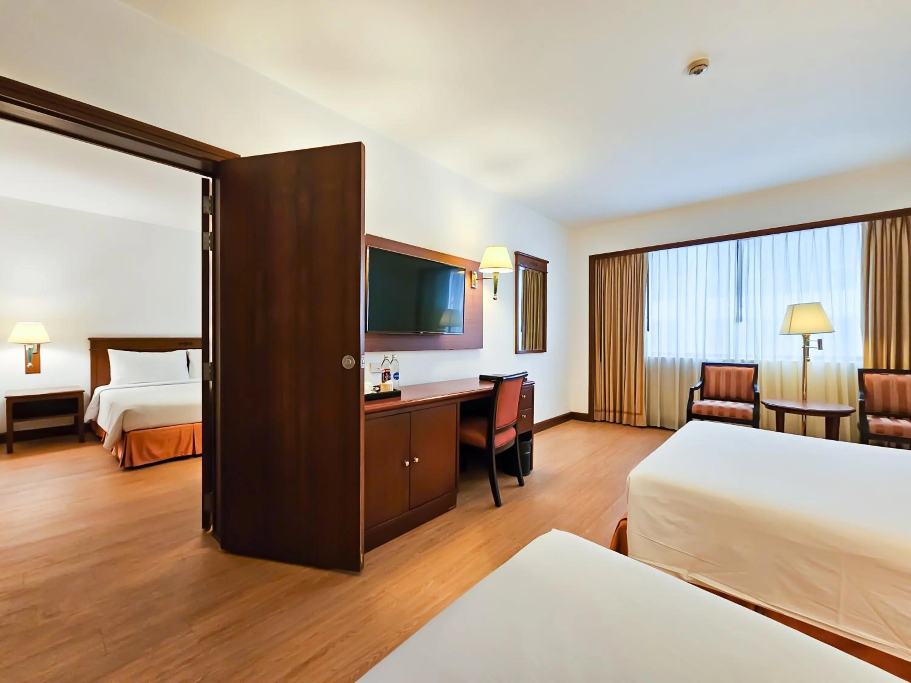Bedroom, Bed in Ramada by Wyndham D MA Bangkok
