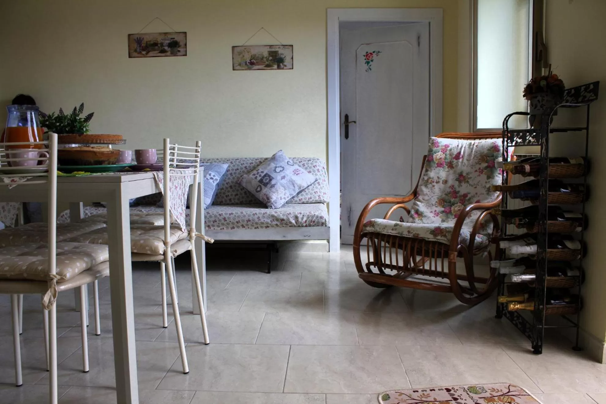 Living room in B&B Casale Shanti