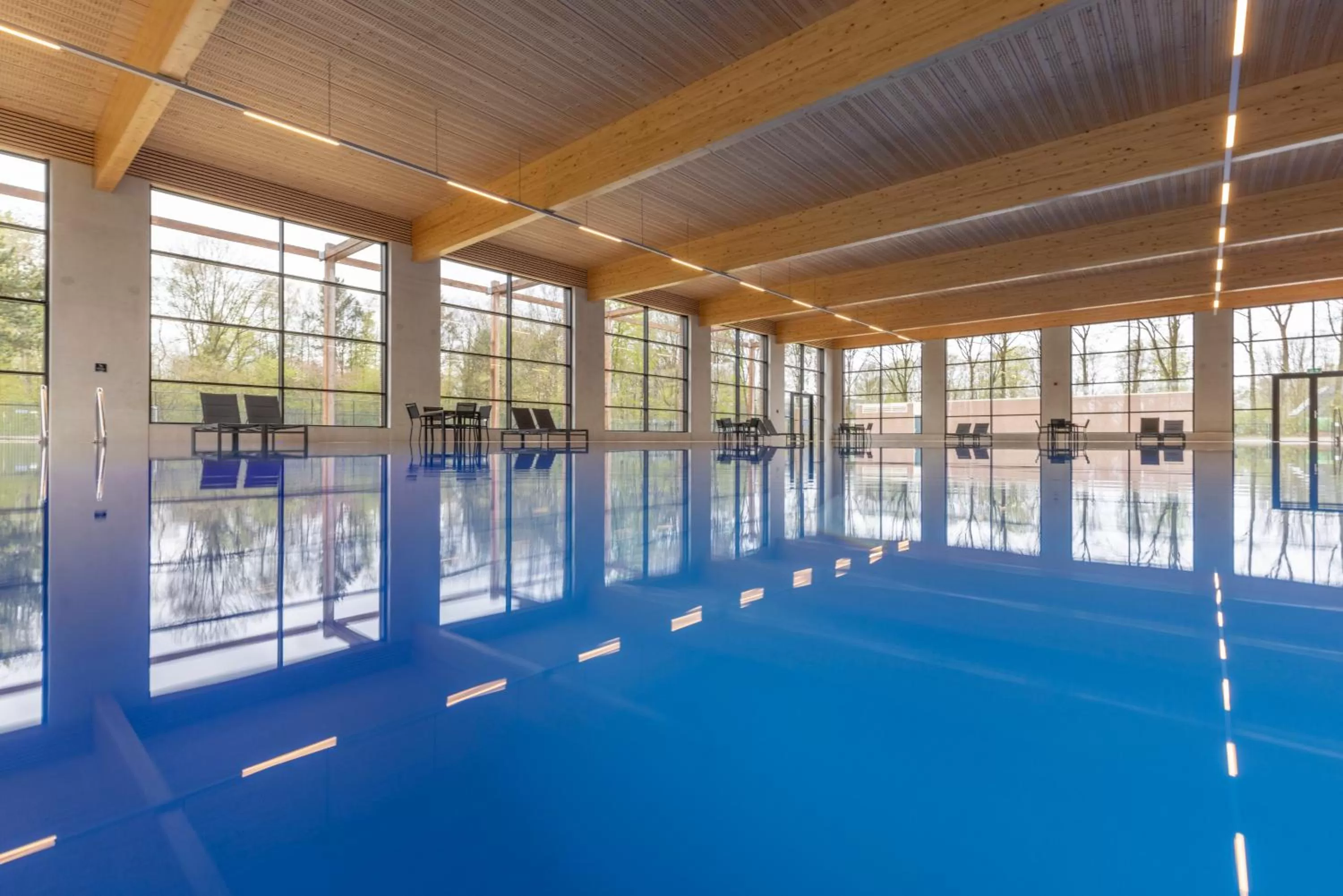 Swimming pool in Fletcher Familiehotel De Hunzebergen