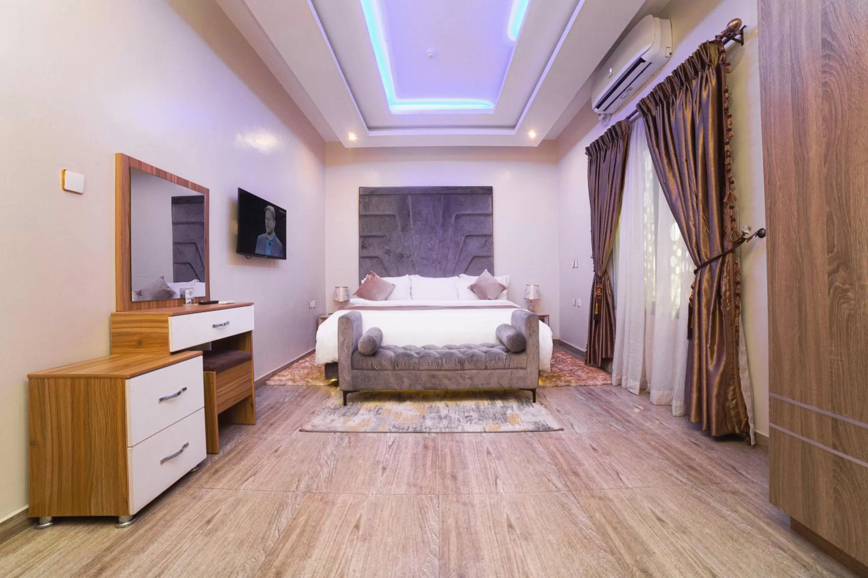 Bedroom, Bed in God's Touch Apartments Signature