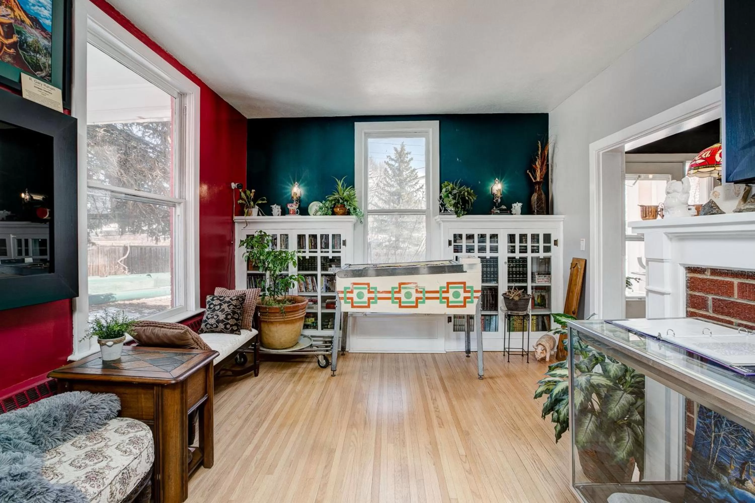 Communal lounge/ TV room in The Oasis on Eisenhower