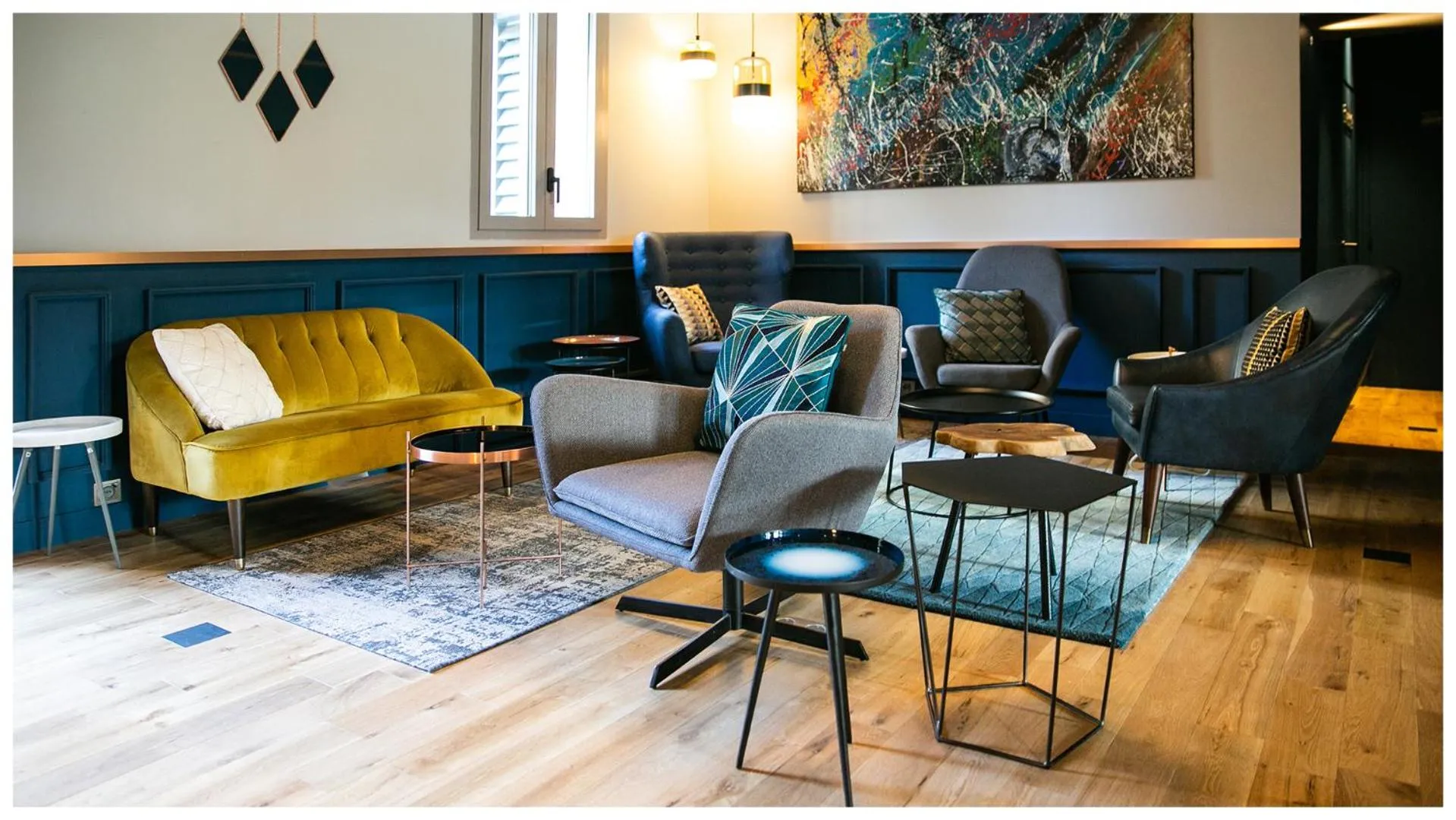 Communal lounge/ TV room in Alex Hotel & Spa