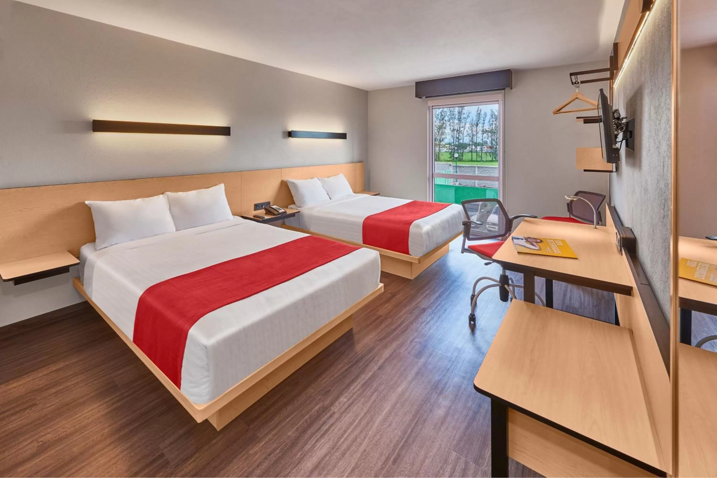 Bedroom, Bed in City Express by Marriott Celaya Galerias
