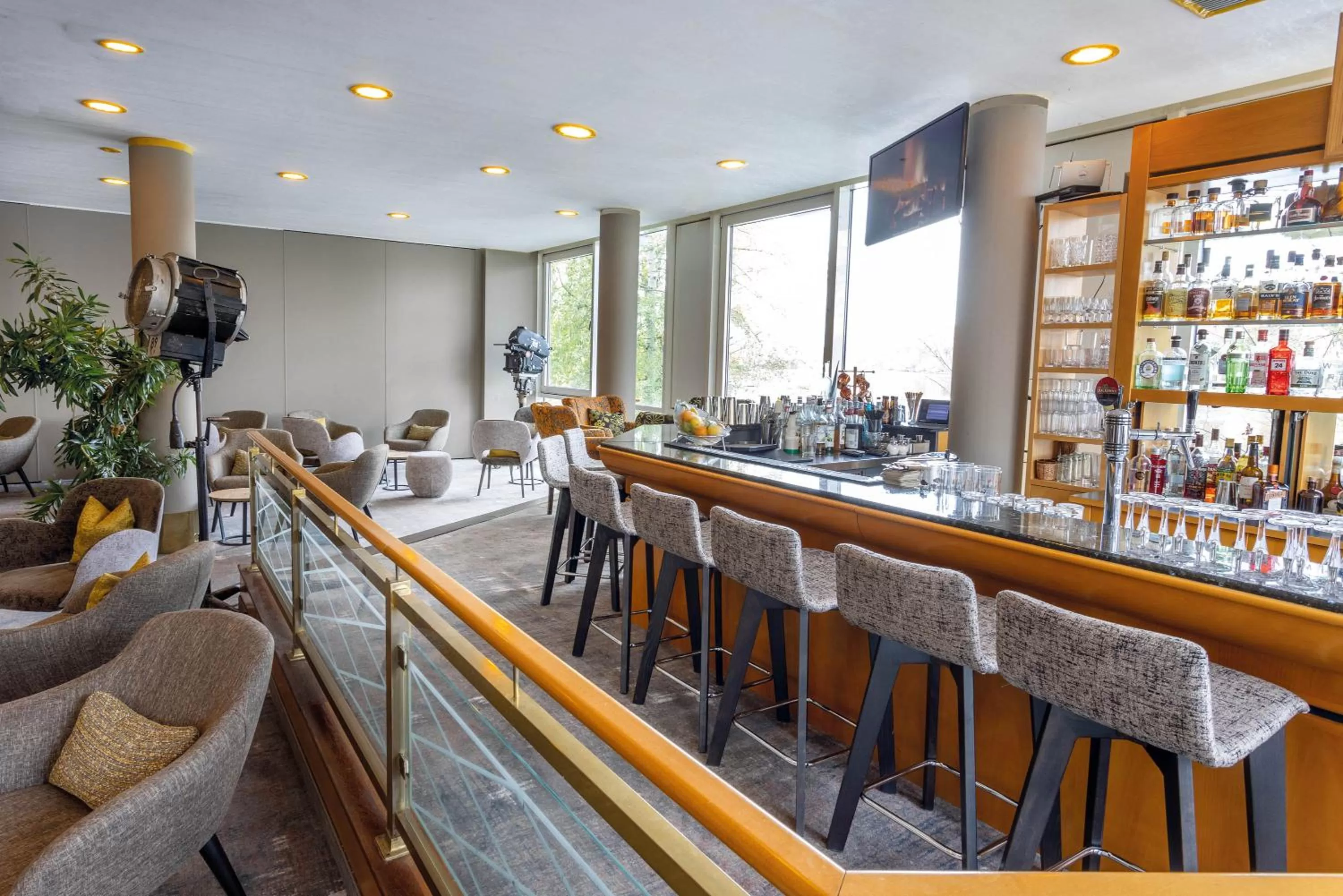 Lounge or bar in Seminaris Avendi Hotel Potsdam