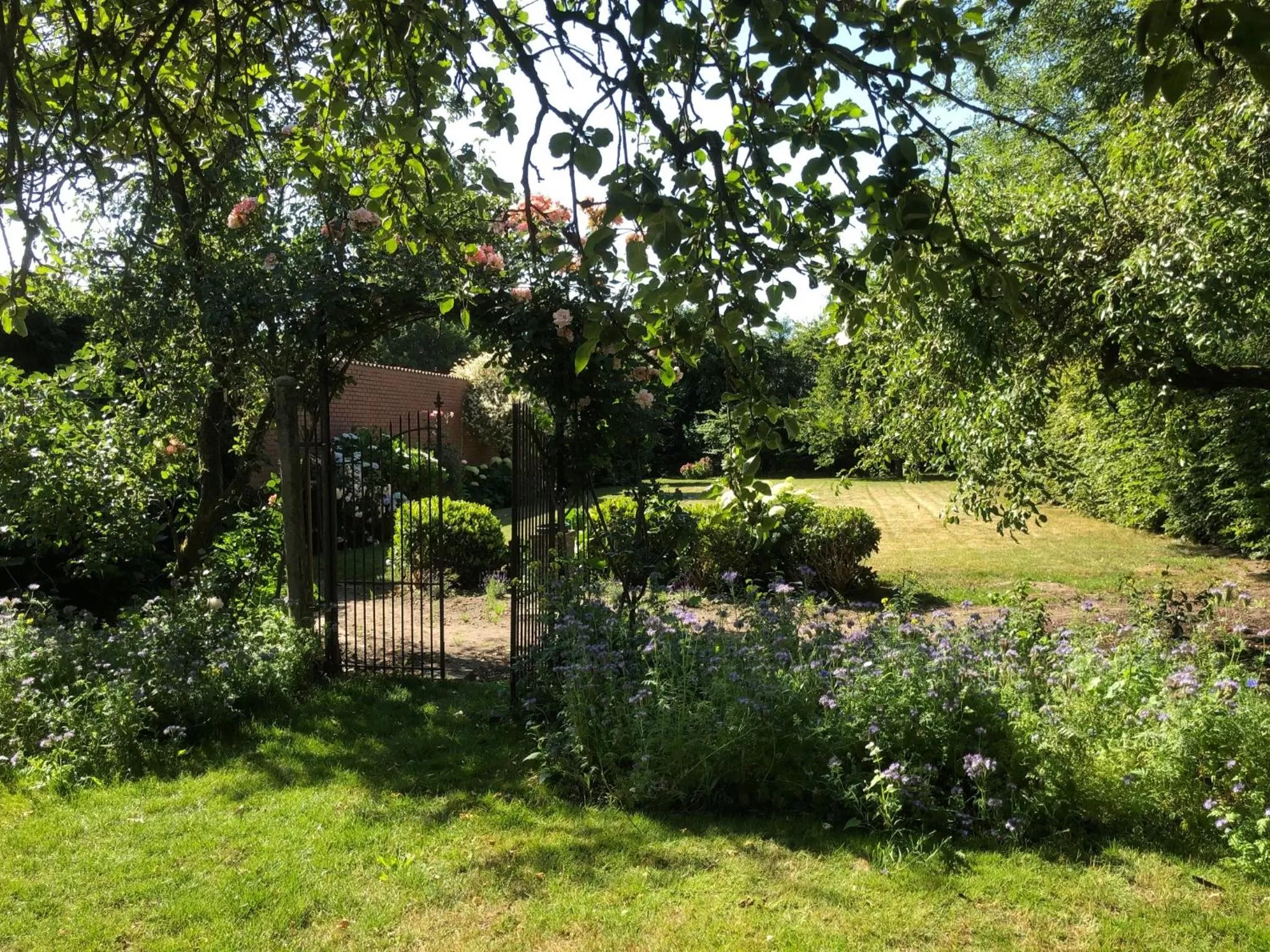 Garden in Beaux Temps b&b