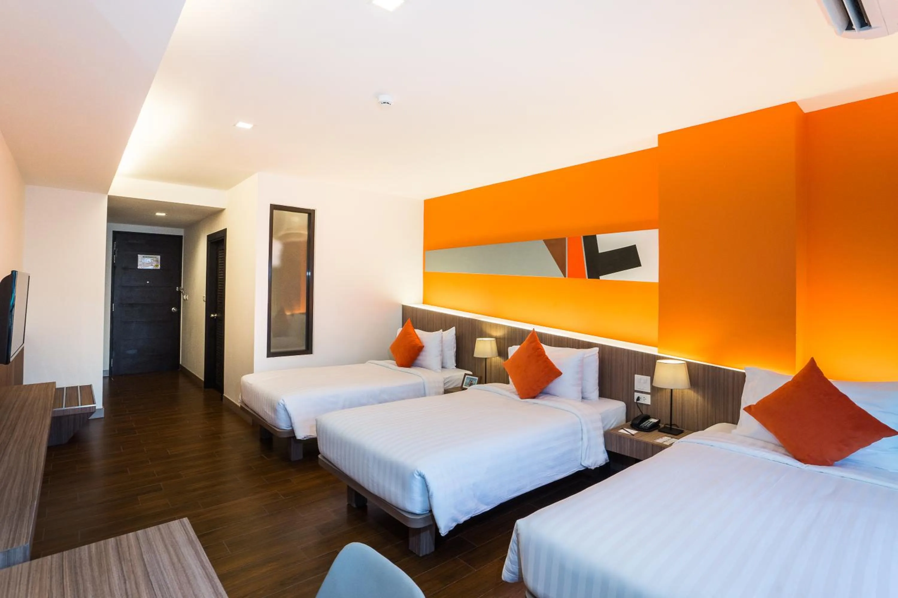 Photo of the whole room, Bed in J Inspired Hotel Pattaya