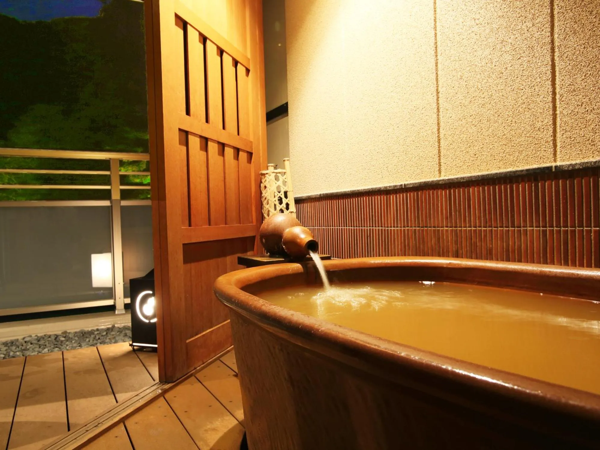 Hot Spring Bath in Okuno Hosomichi