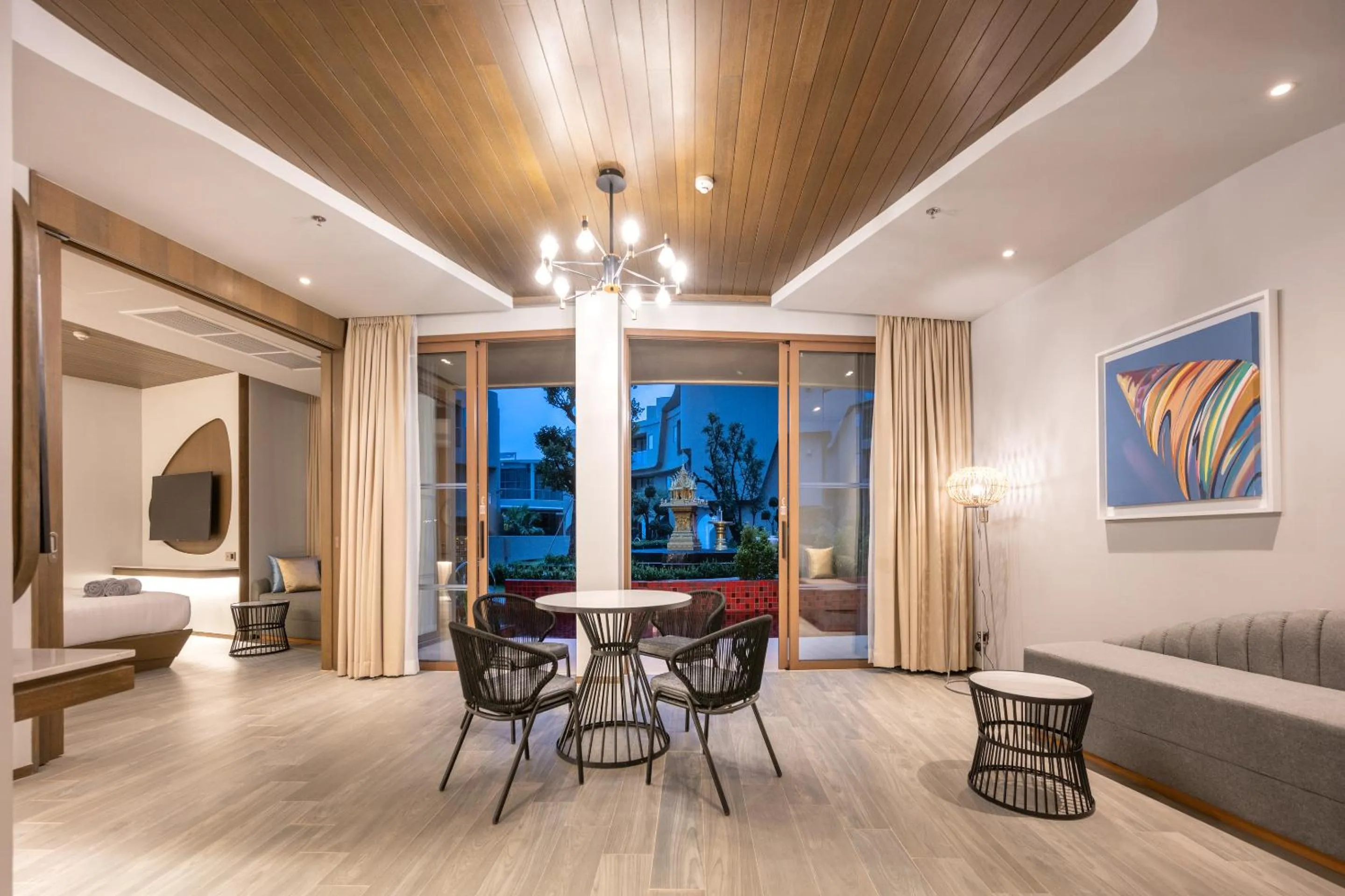 Living room, Bed in Metadee Concept Hotel