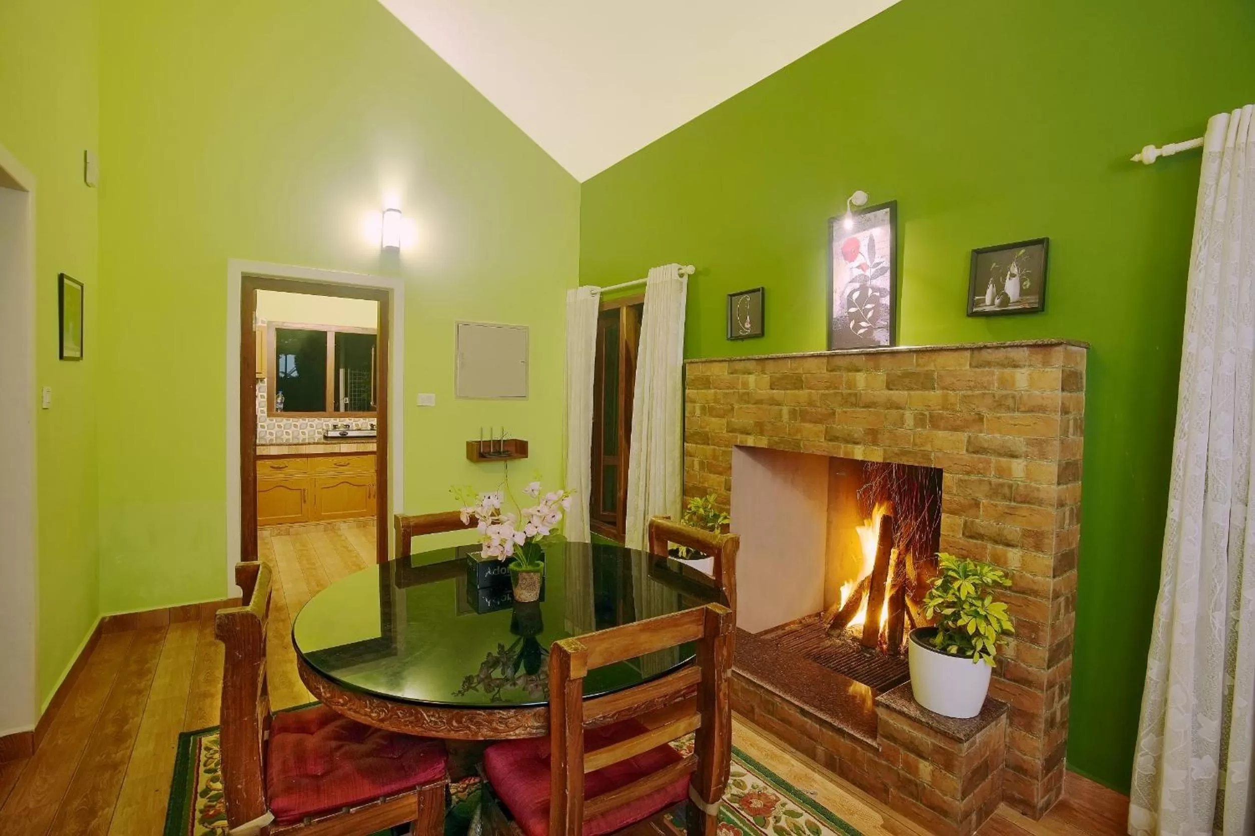 Living room, Dining Area in Zenha Resorts